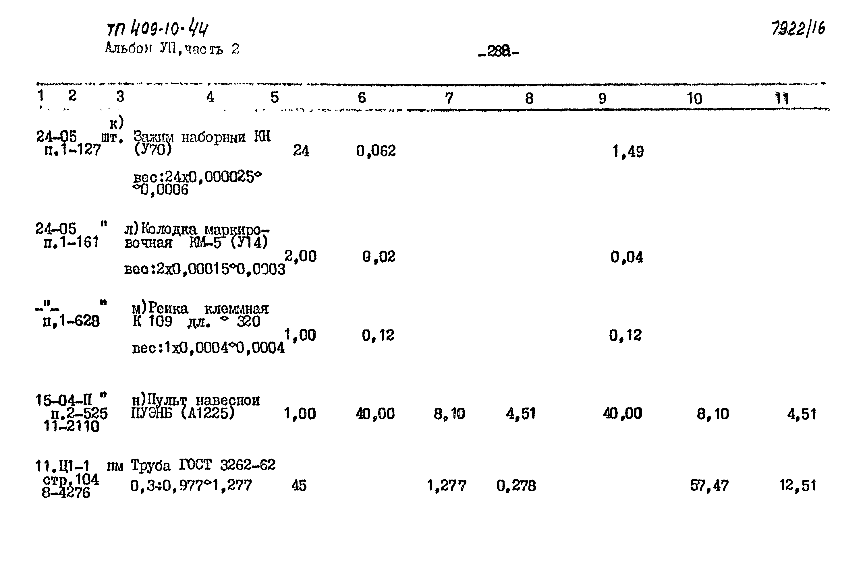Типовой проект 409-10-44
