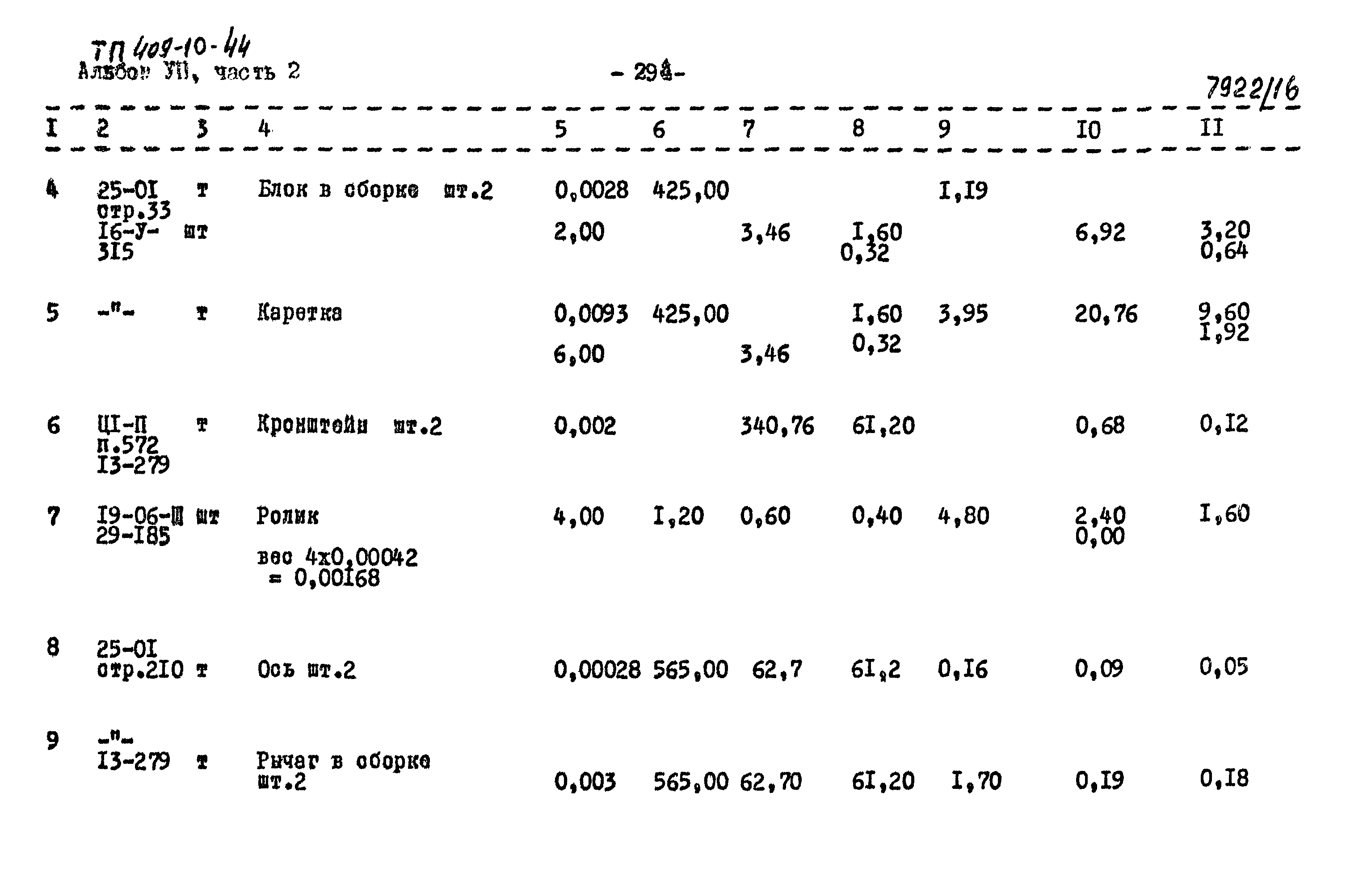 Типовой проект 409-10-44