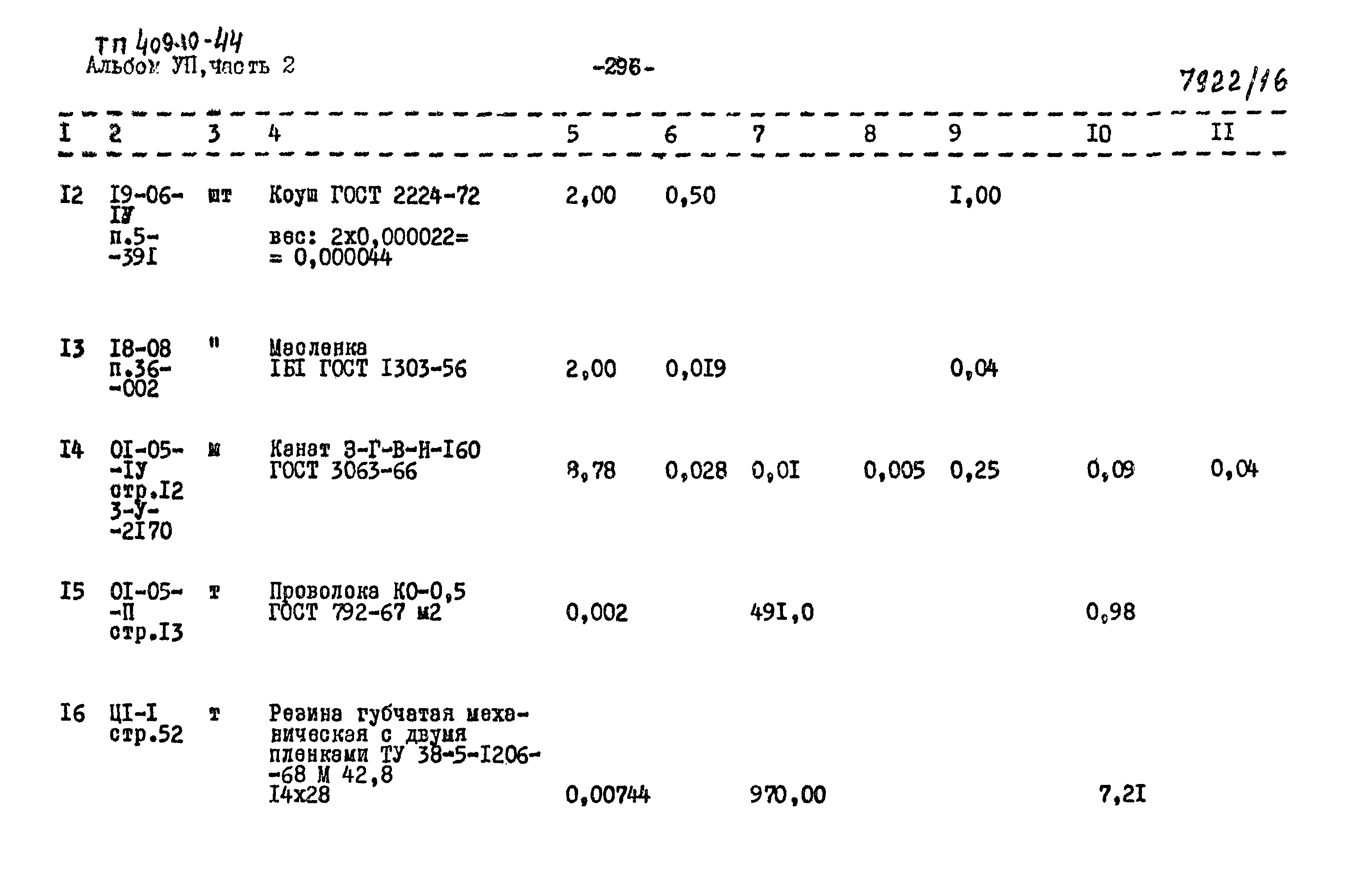 Типовой проект 409-10-44