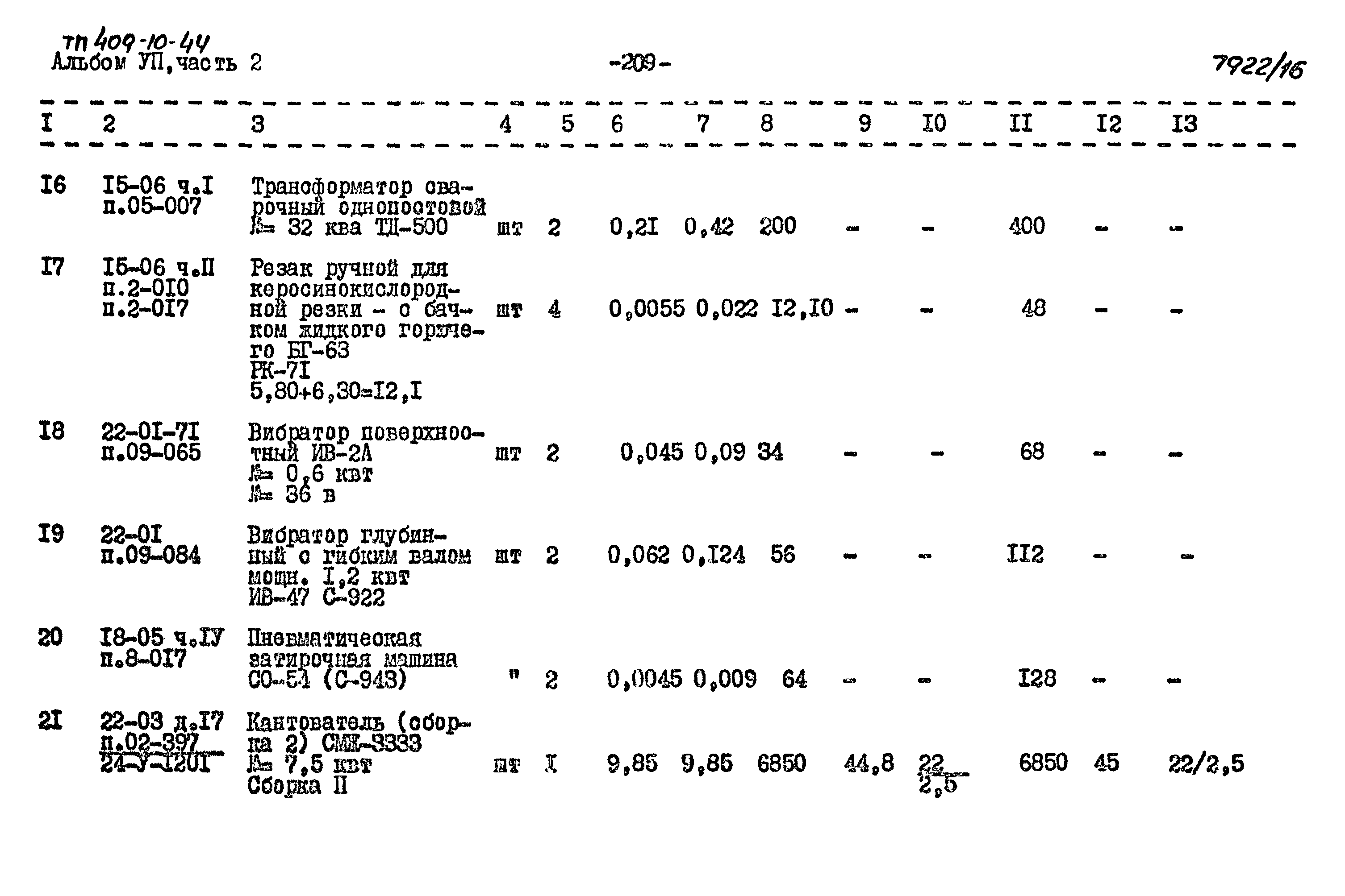 Типовой проект 409-10-44