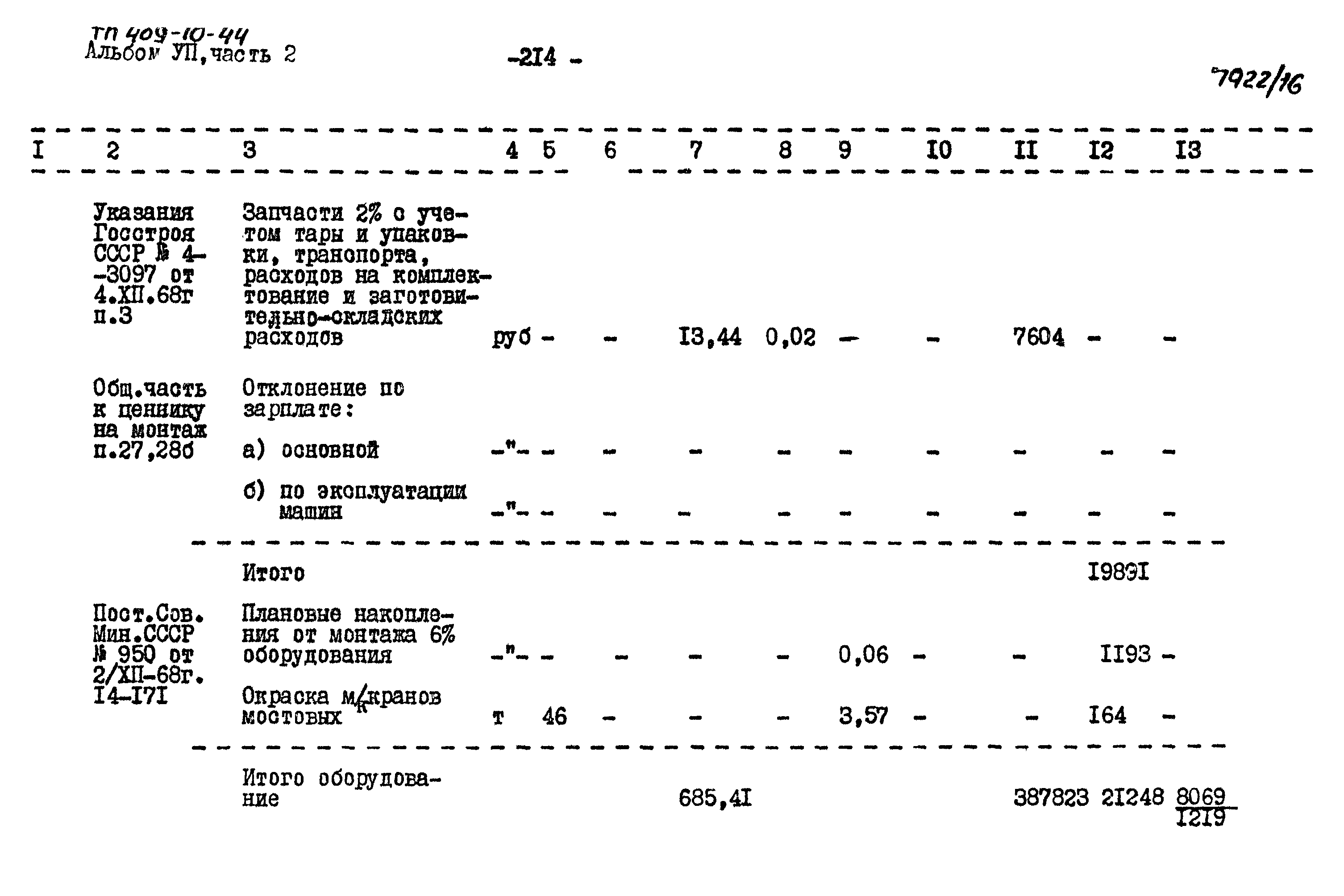 Типовой проект 409-10-44
