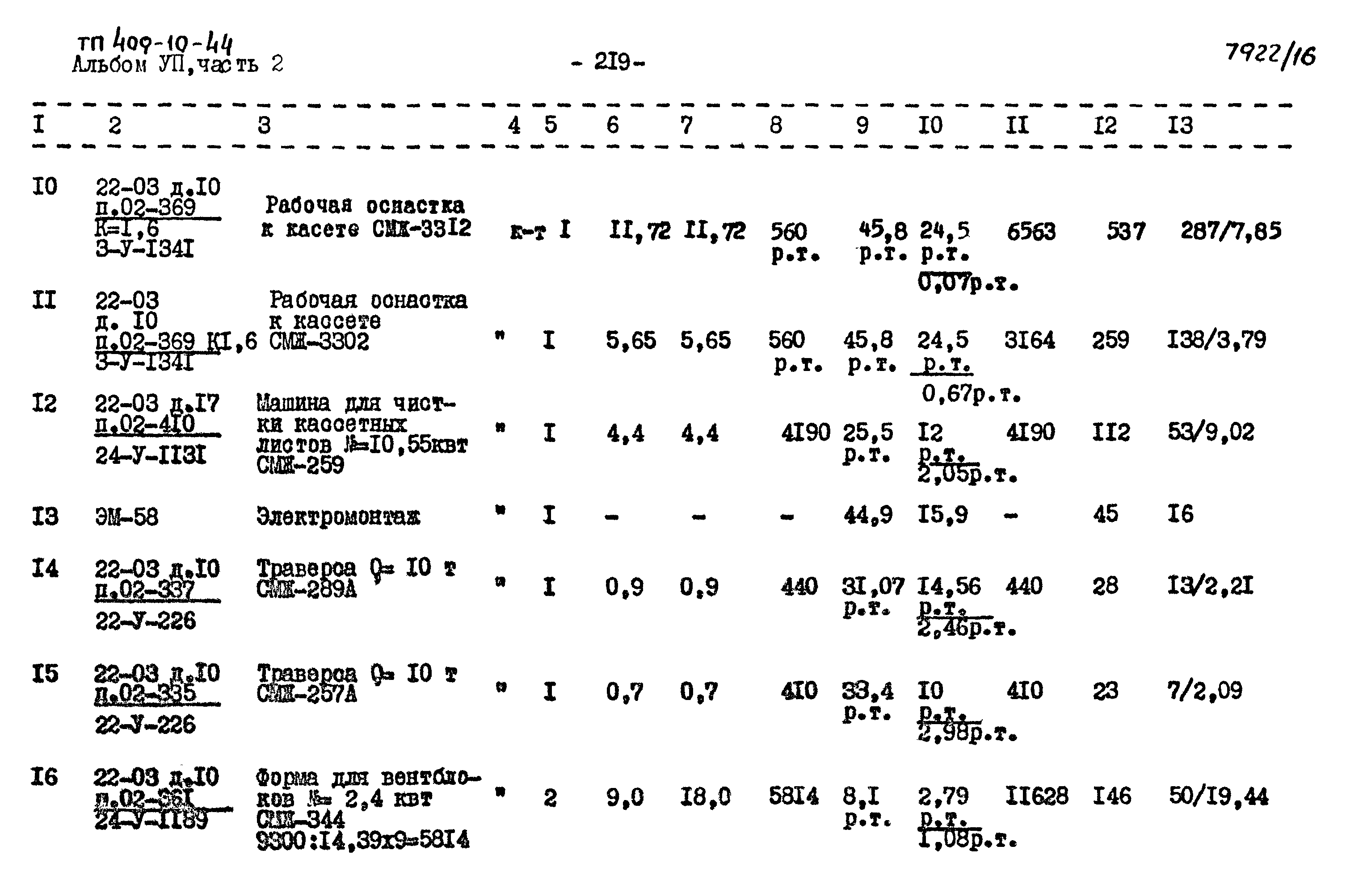 Типовой проект 409-10-44