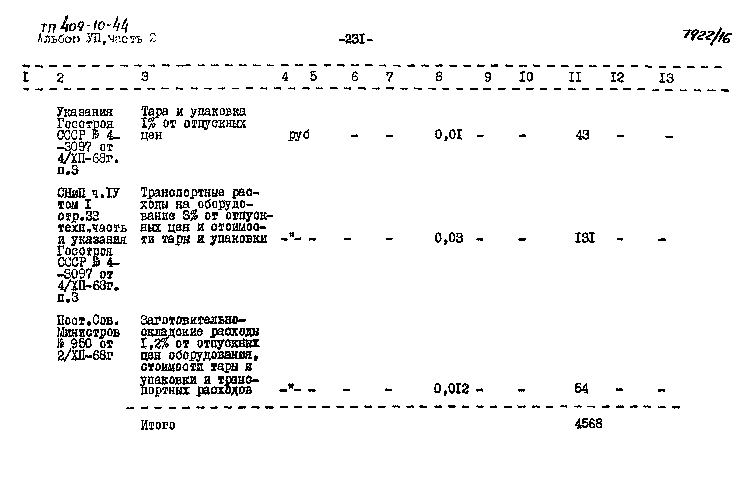 Типовой проект 409-10-44