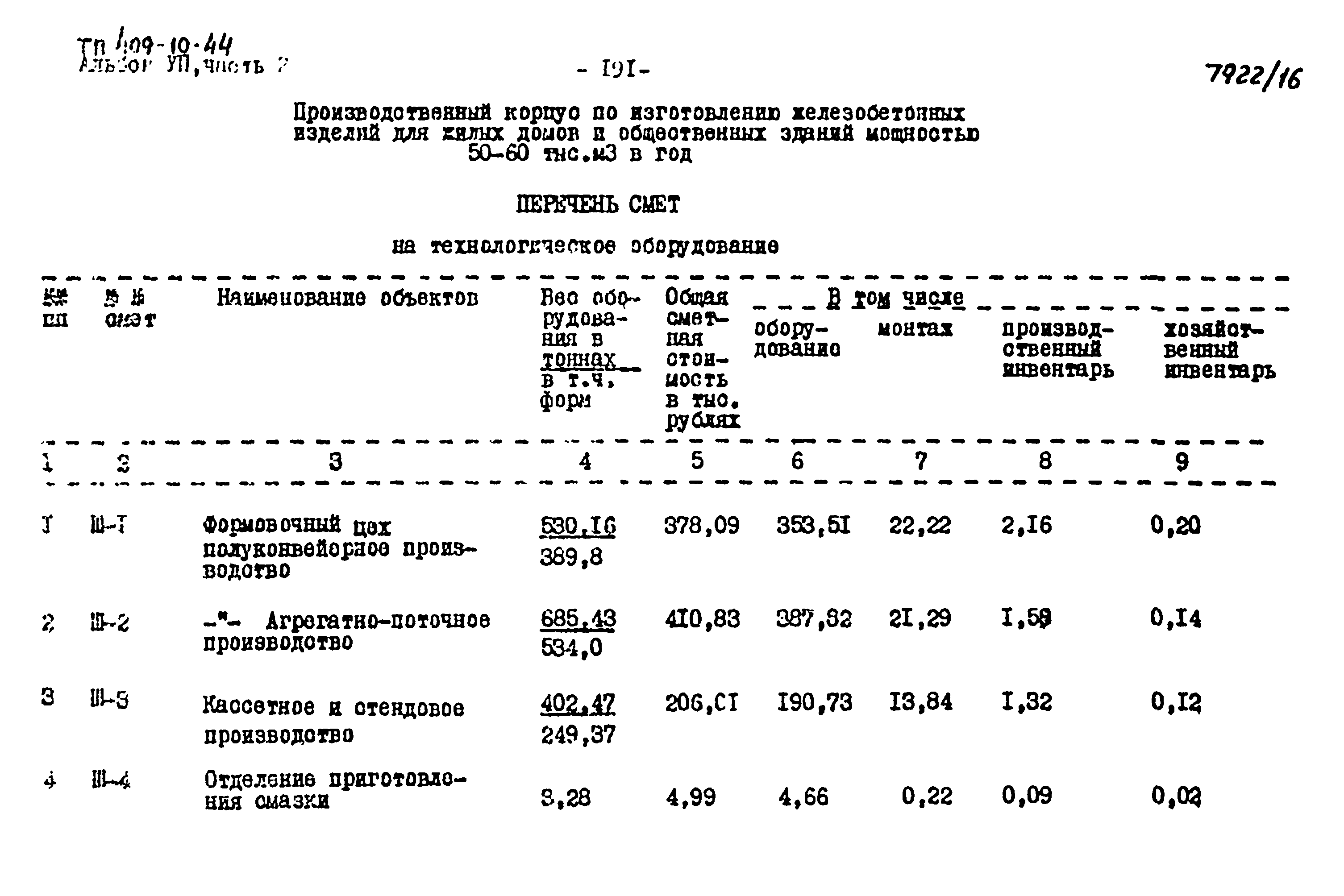 Типовой проект 409-10-44