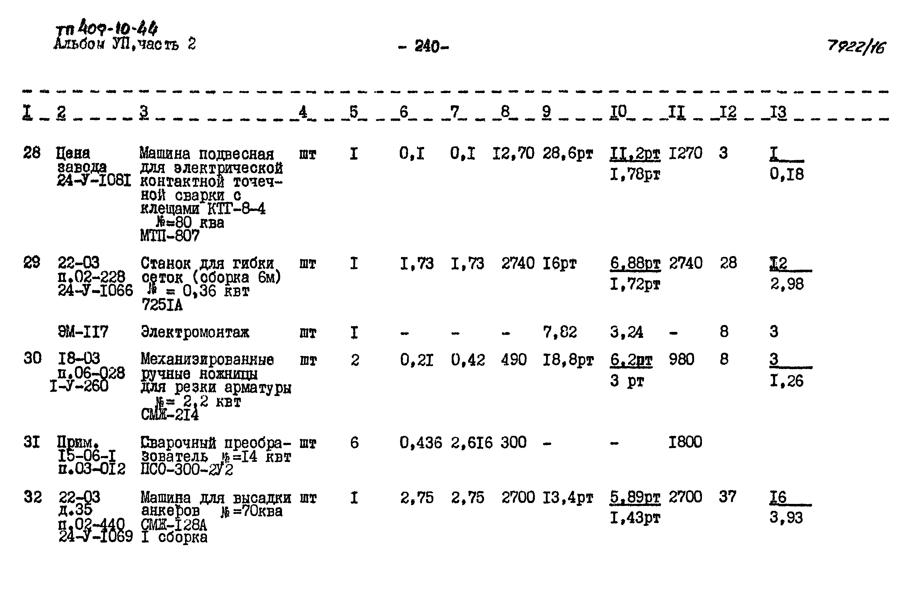 Типовой проект 409-10-44