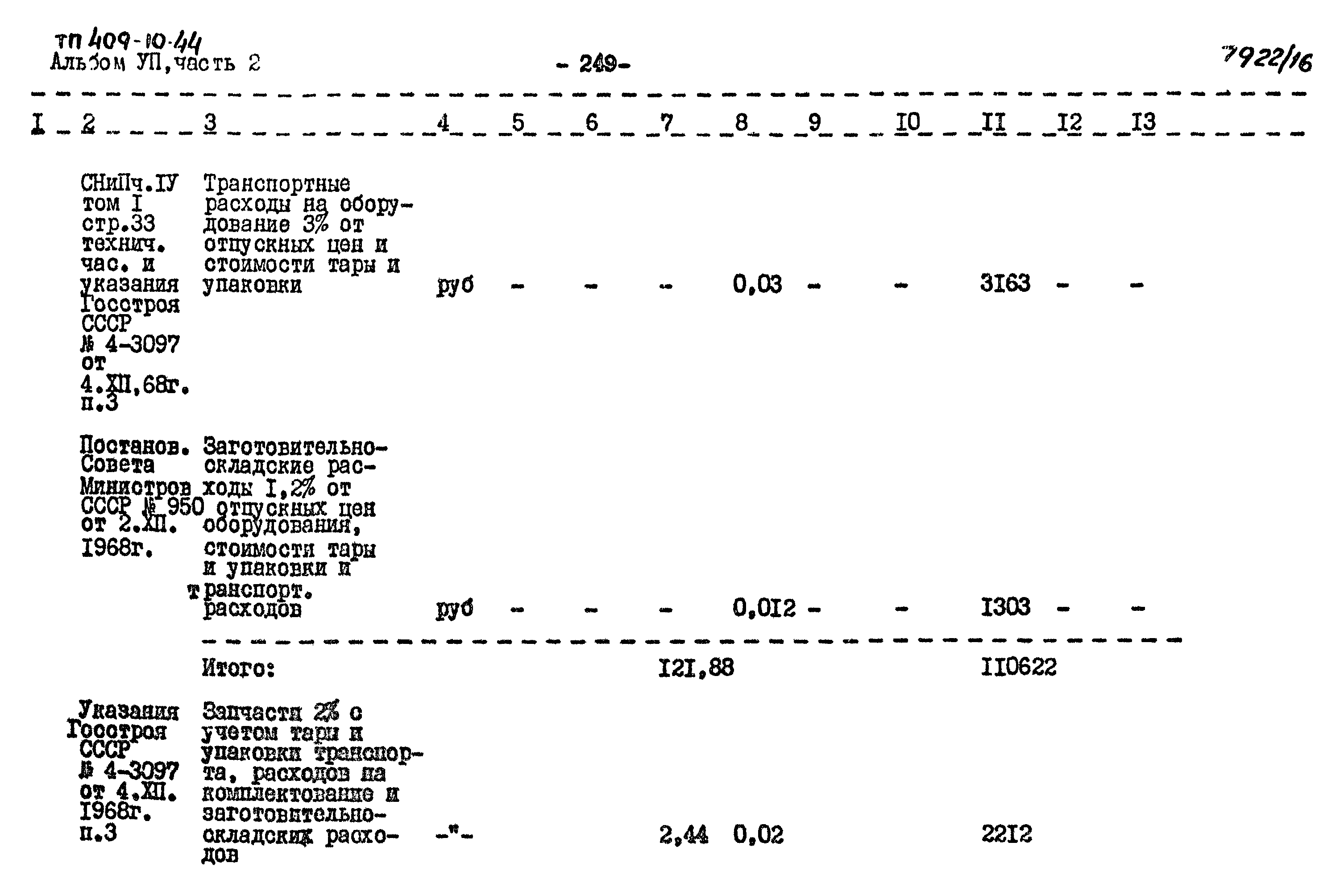 Типовой проект 409-10-44