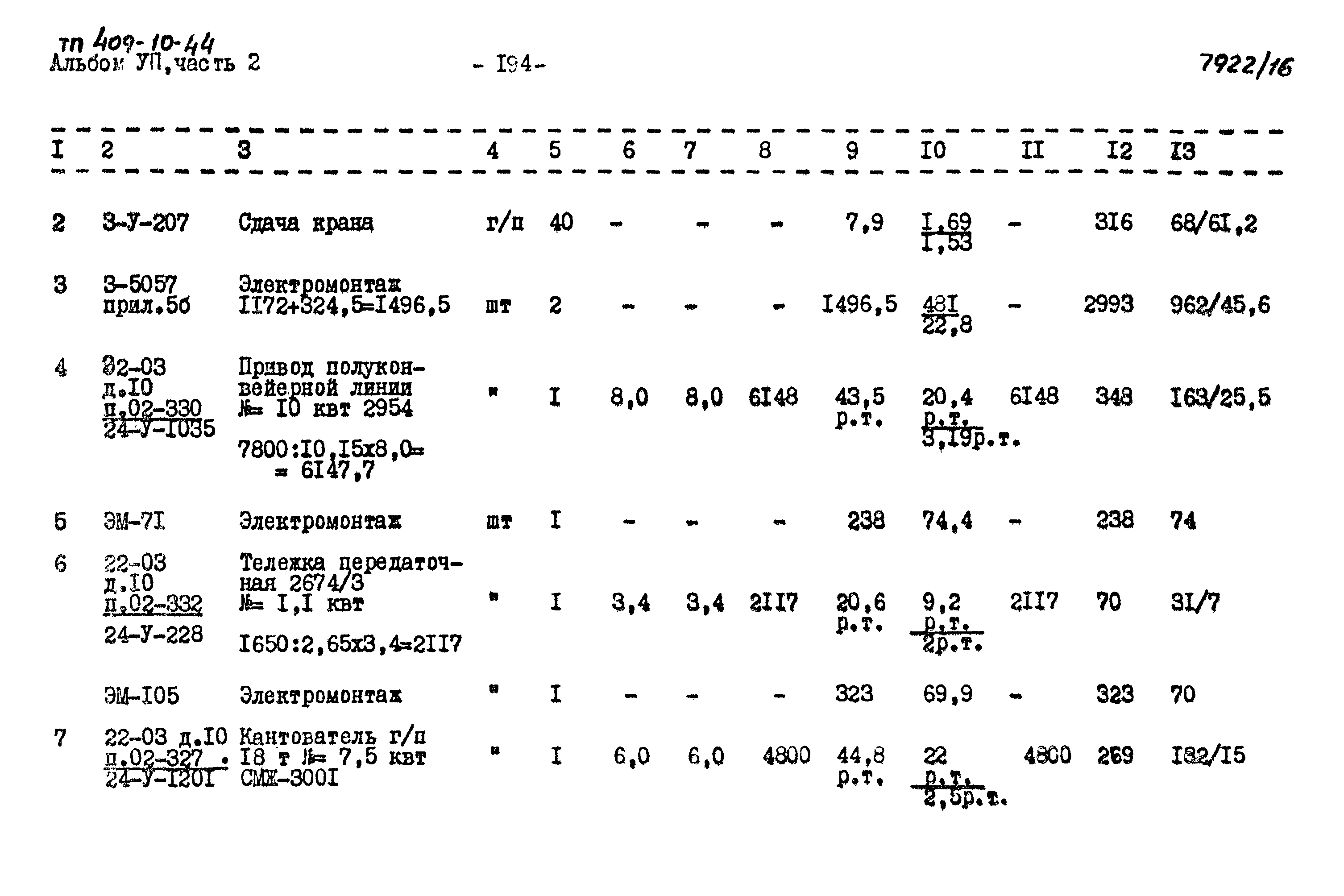 Типовой проект 409-10-44