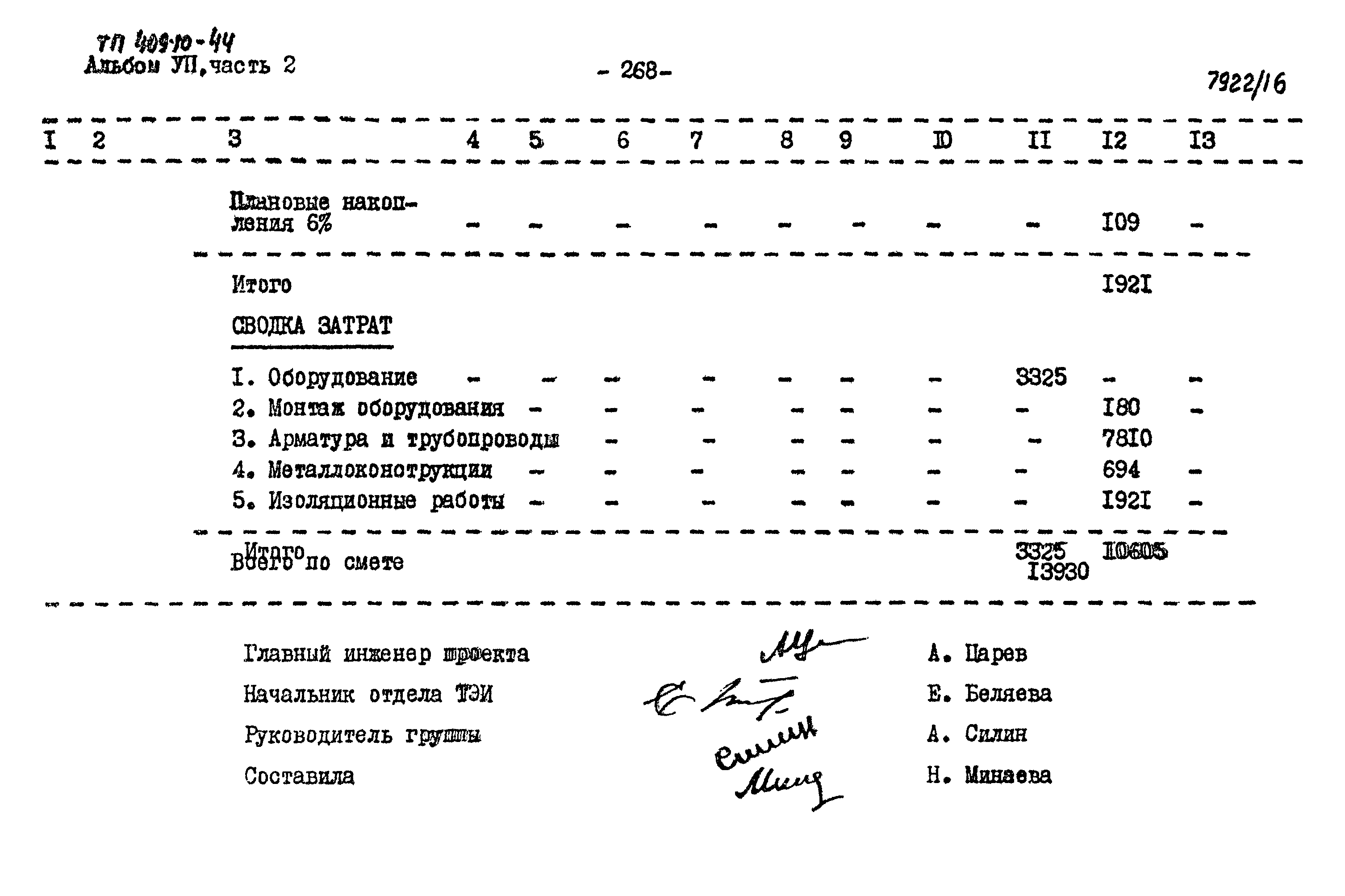 Типовой проект 409-10-44