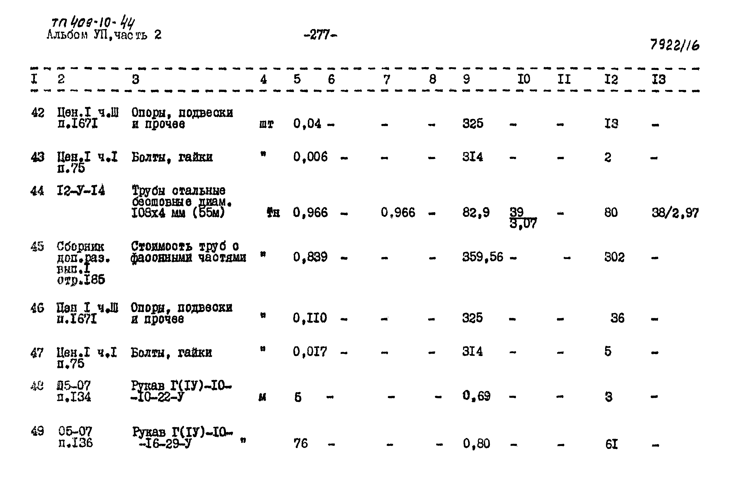 Типовой проект 409-10-44