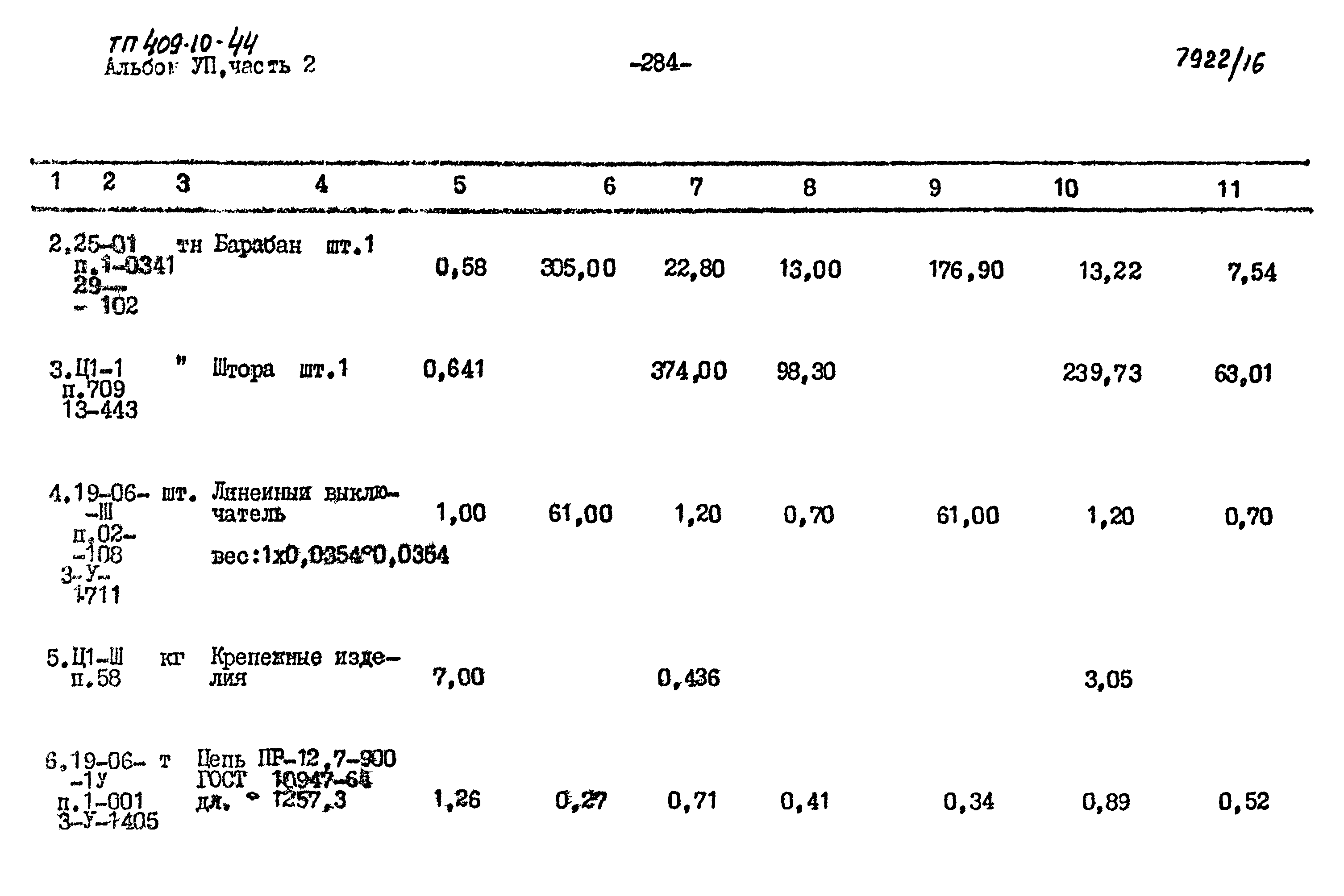 Типовой проект 409-10-44