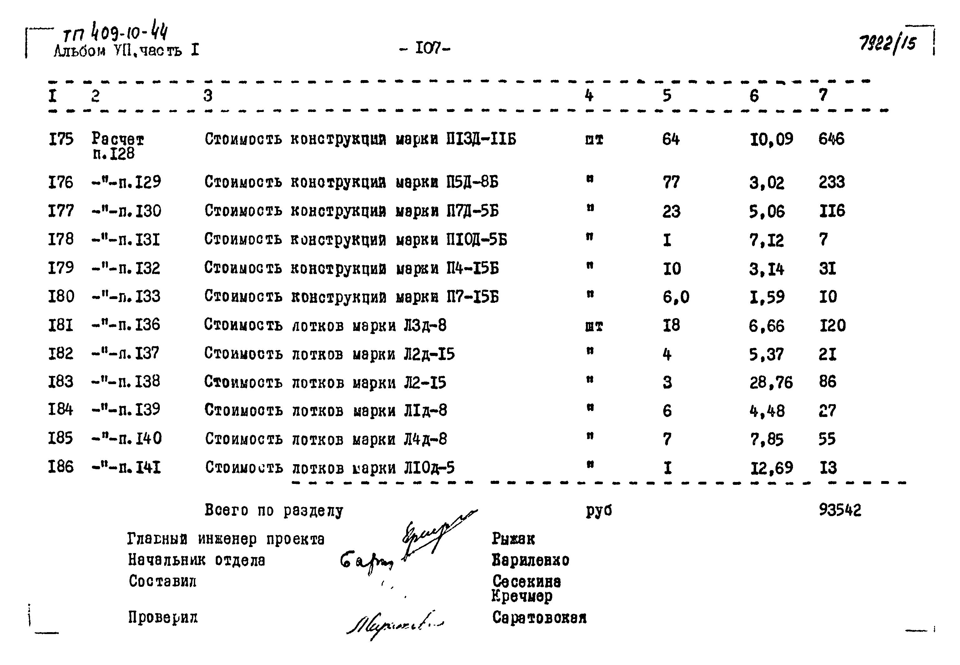Типовой проект 409-10-44