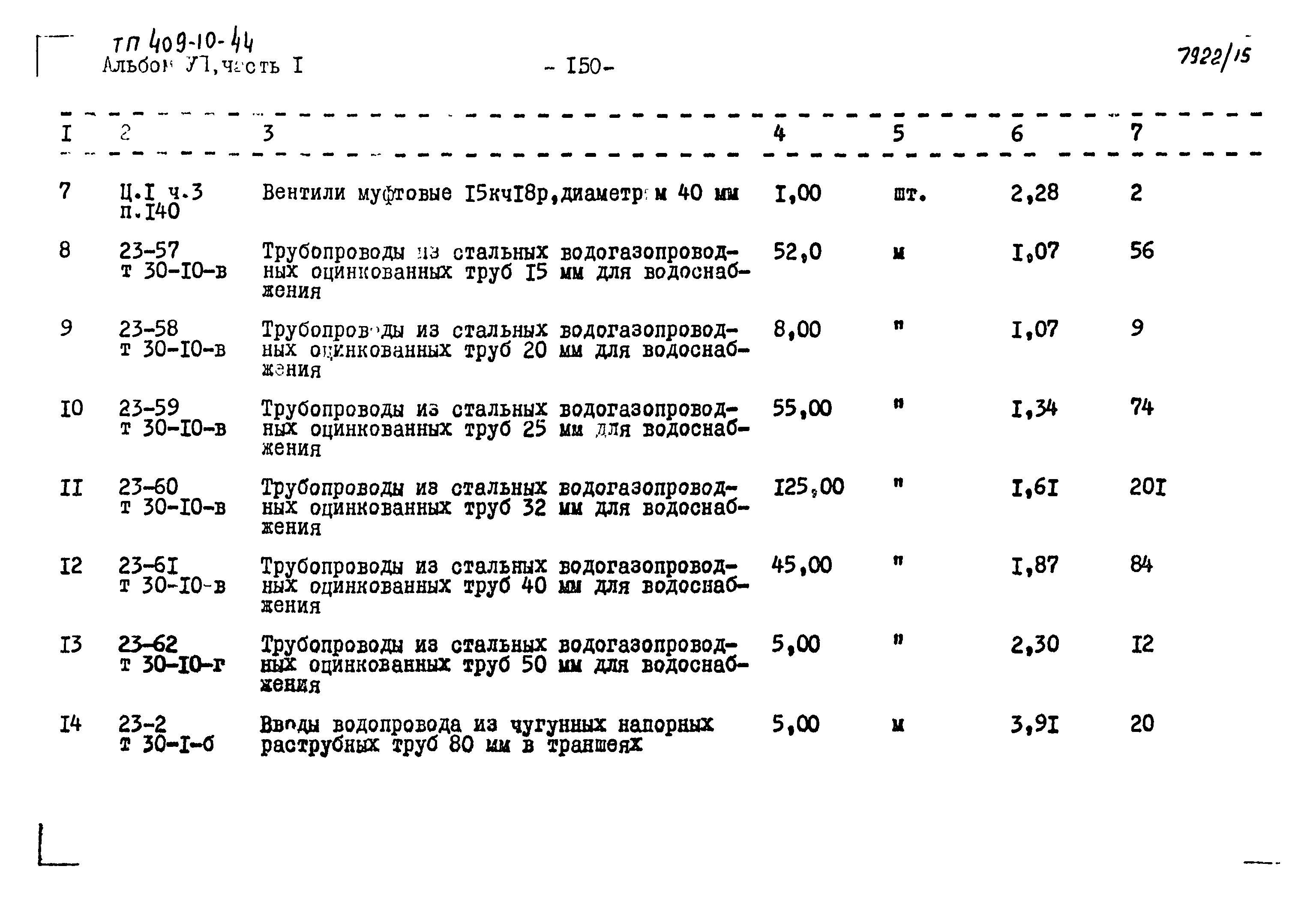 Типовой проект 409-10-44