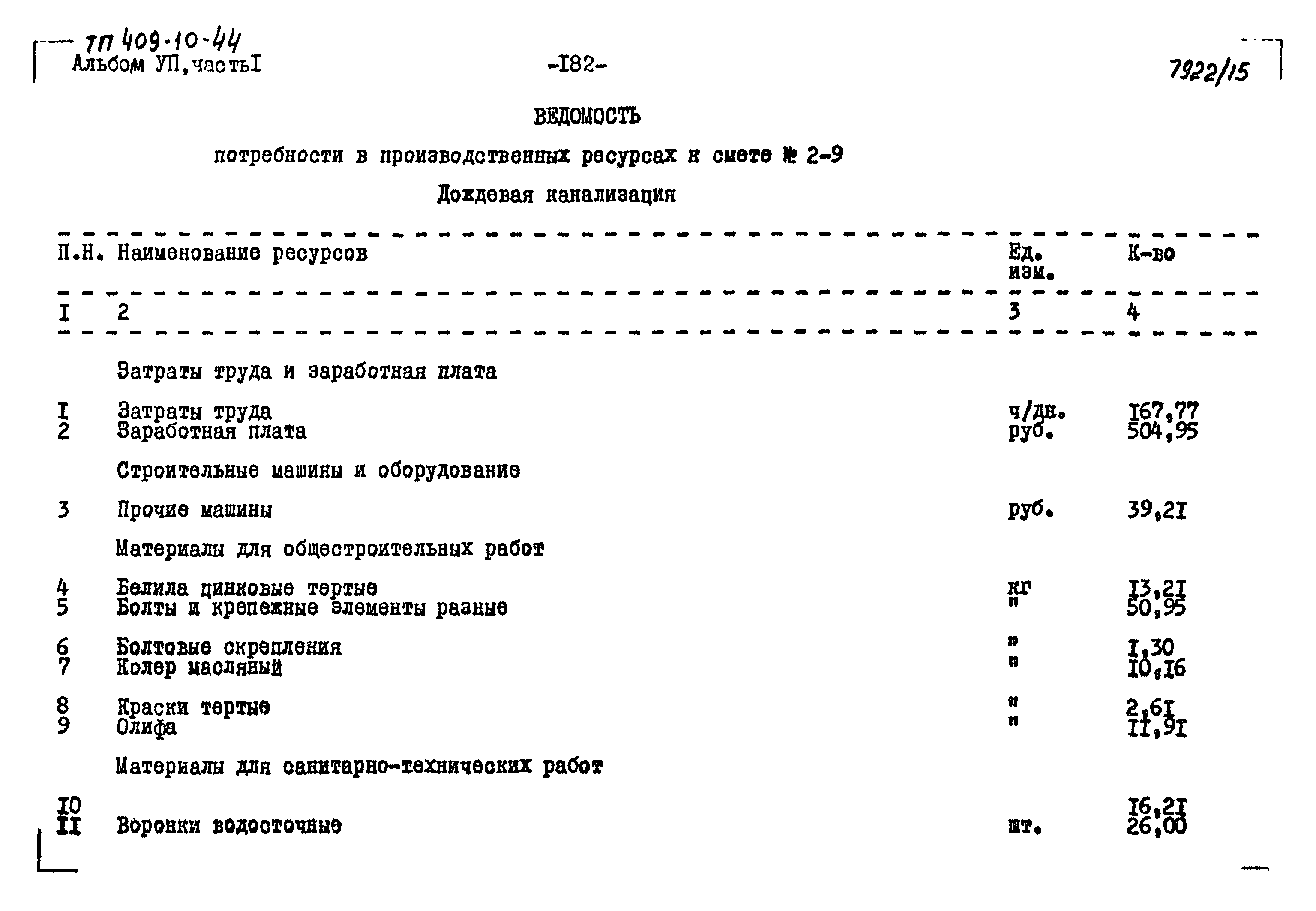 Типовой проект 409-10-44