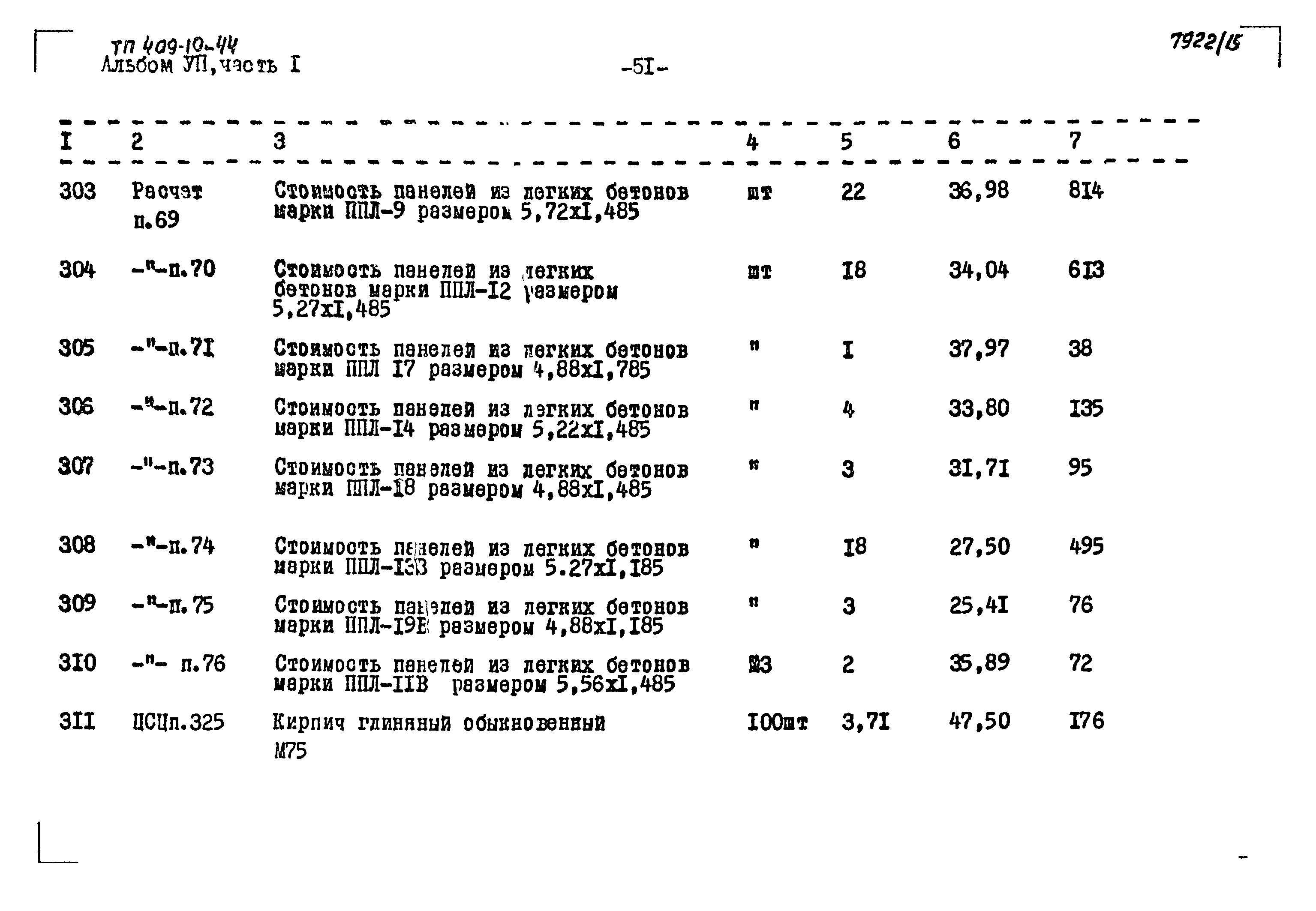 Типовой проект 409-10-44