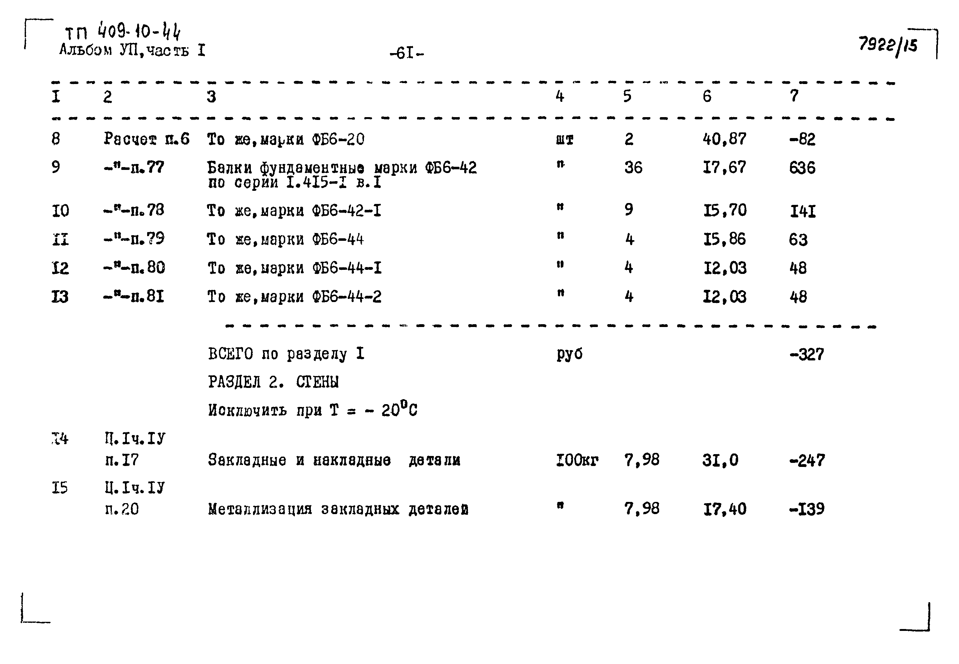 Типовой проект 409-10-44
