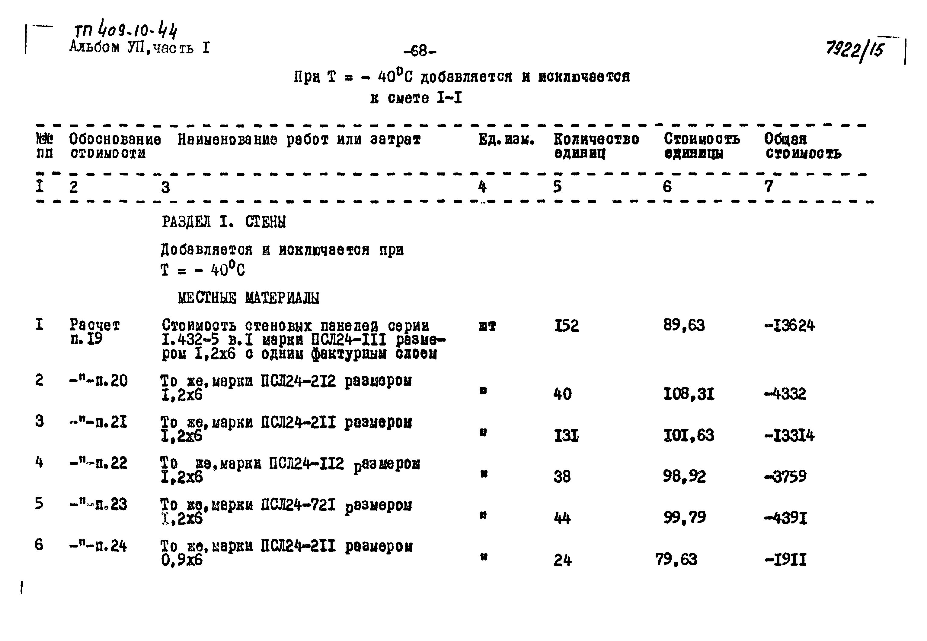 Типовой проект 409-10-44
