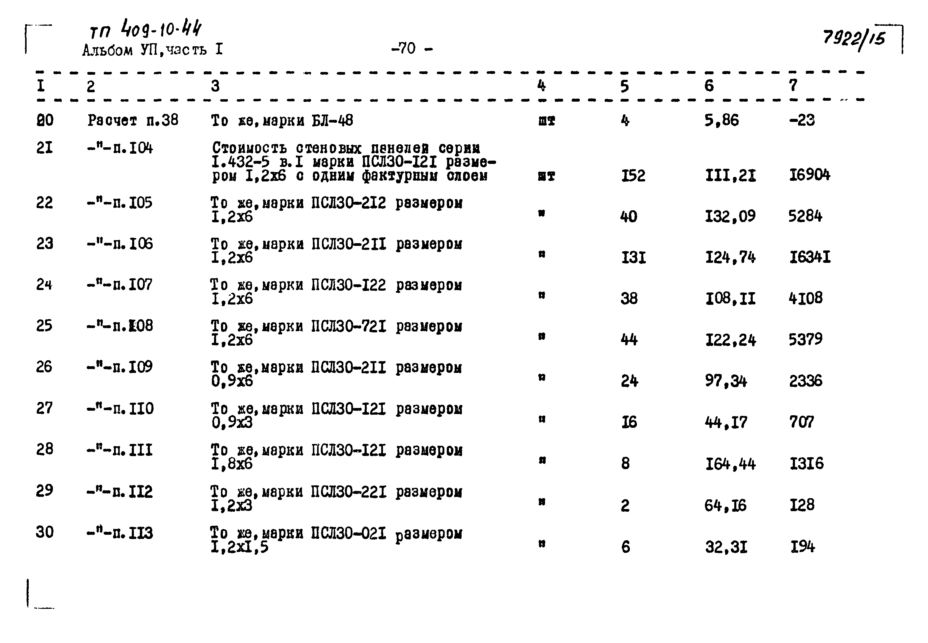 Типовой проект 409-10-44
