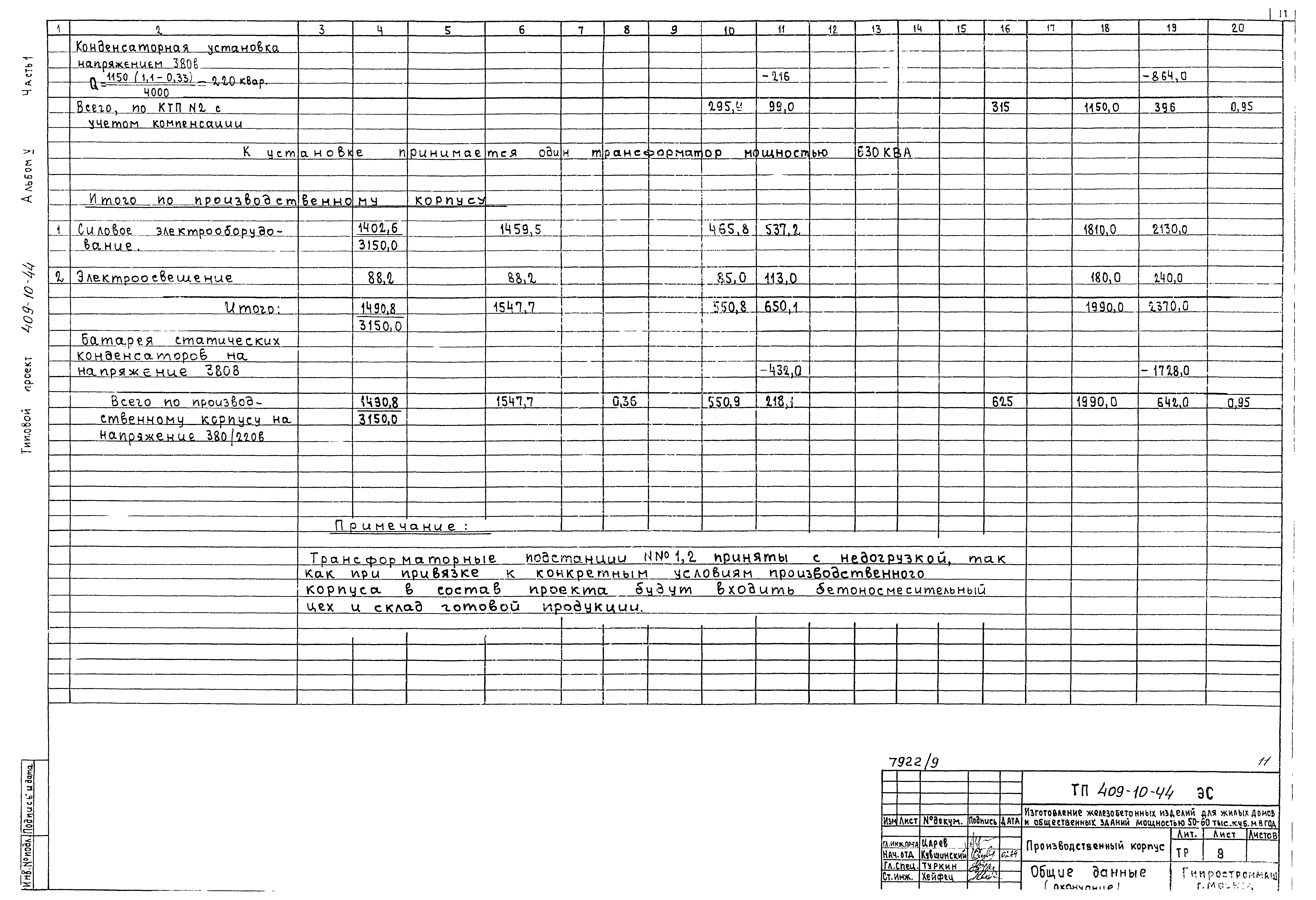 Типовой проект 409-10-44