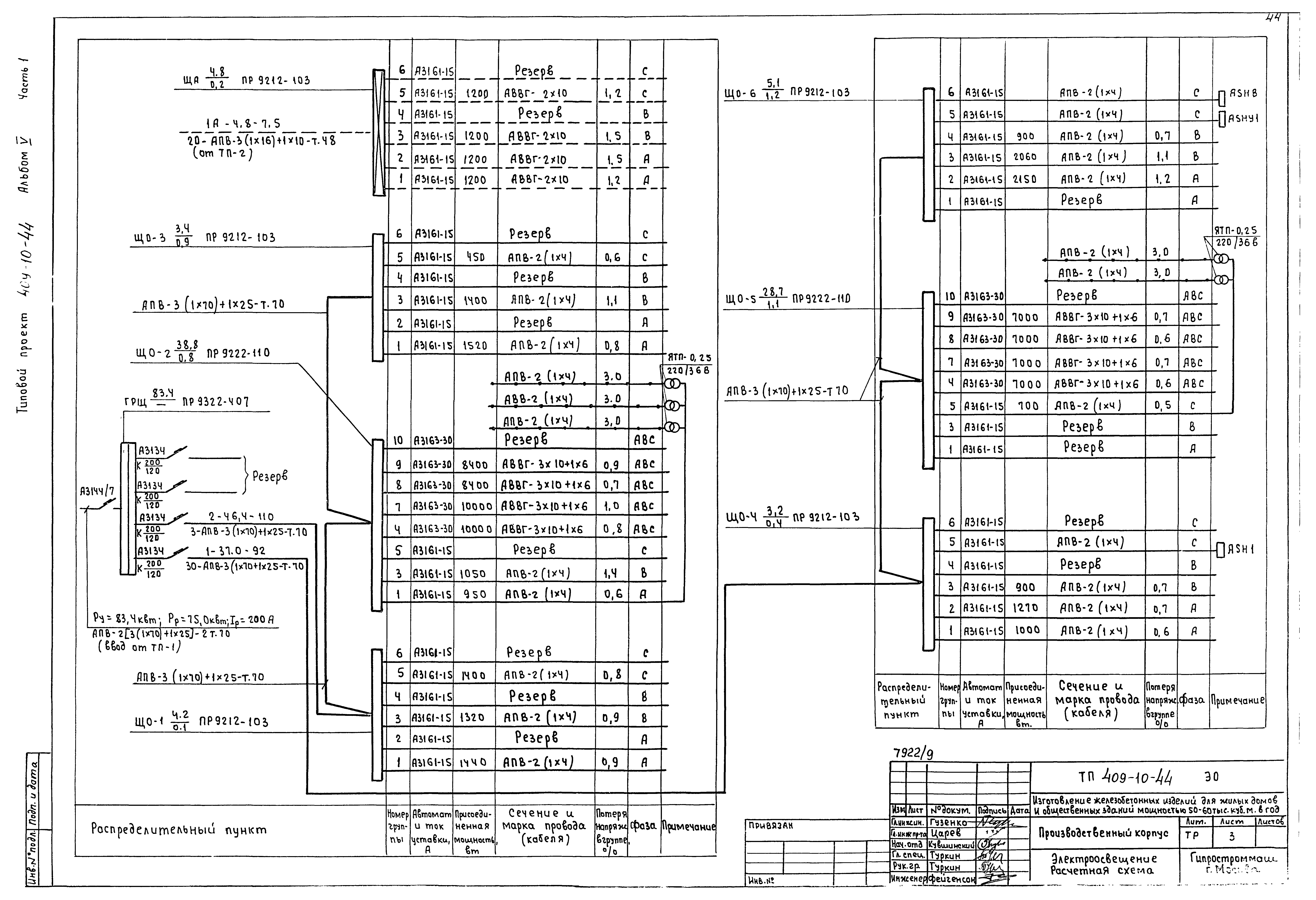 Типовой проект 409-10-44