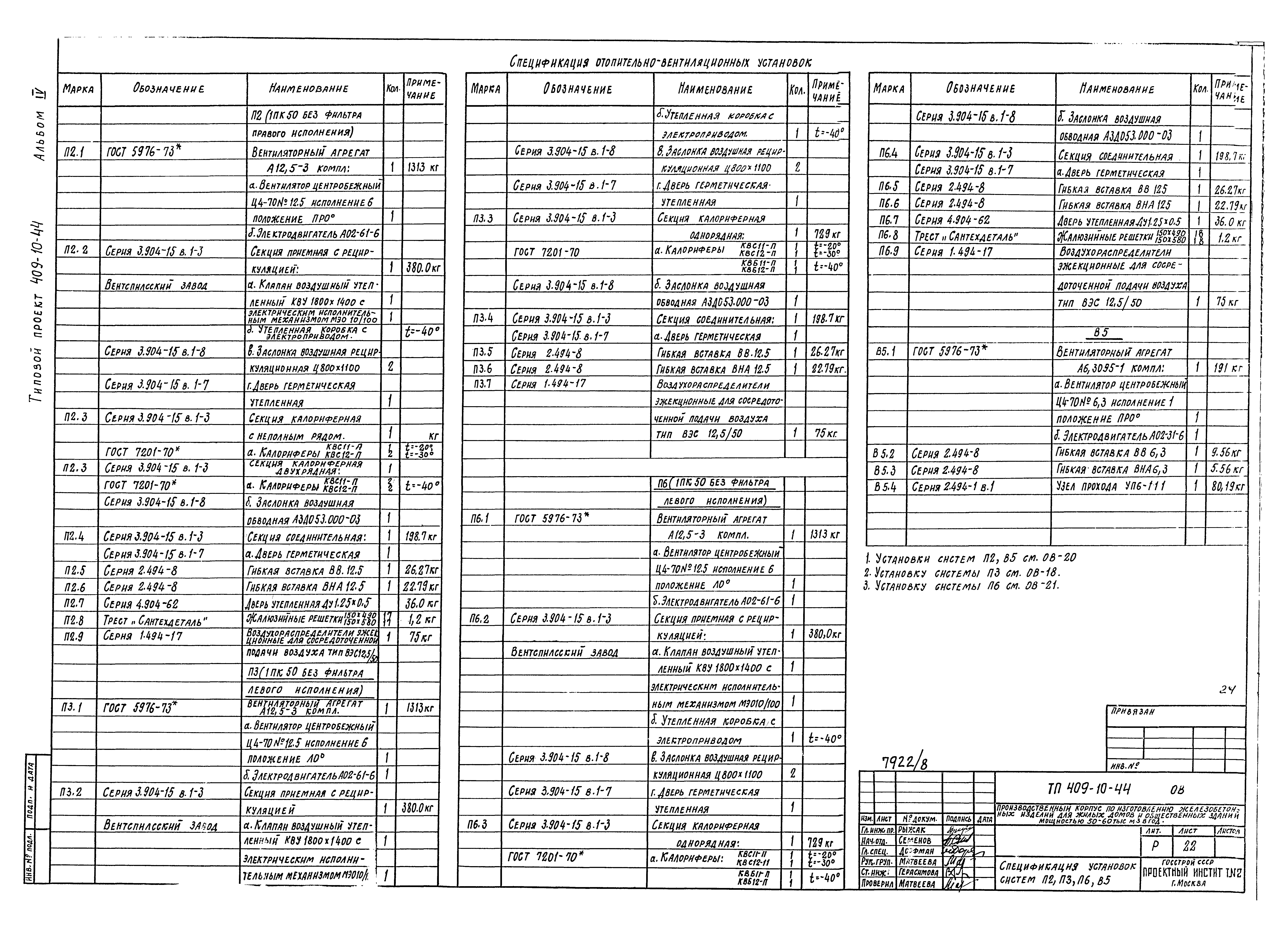 Типовой проект 409-10-44