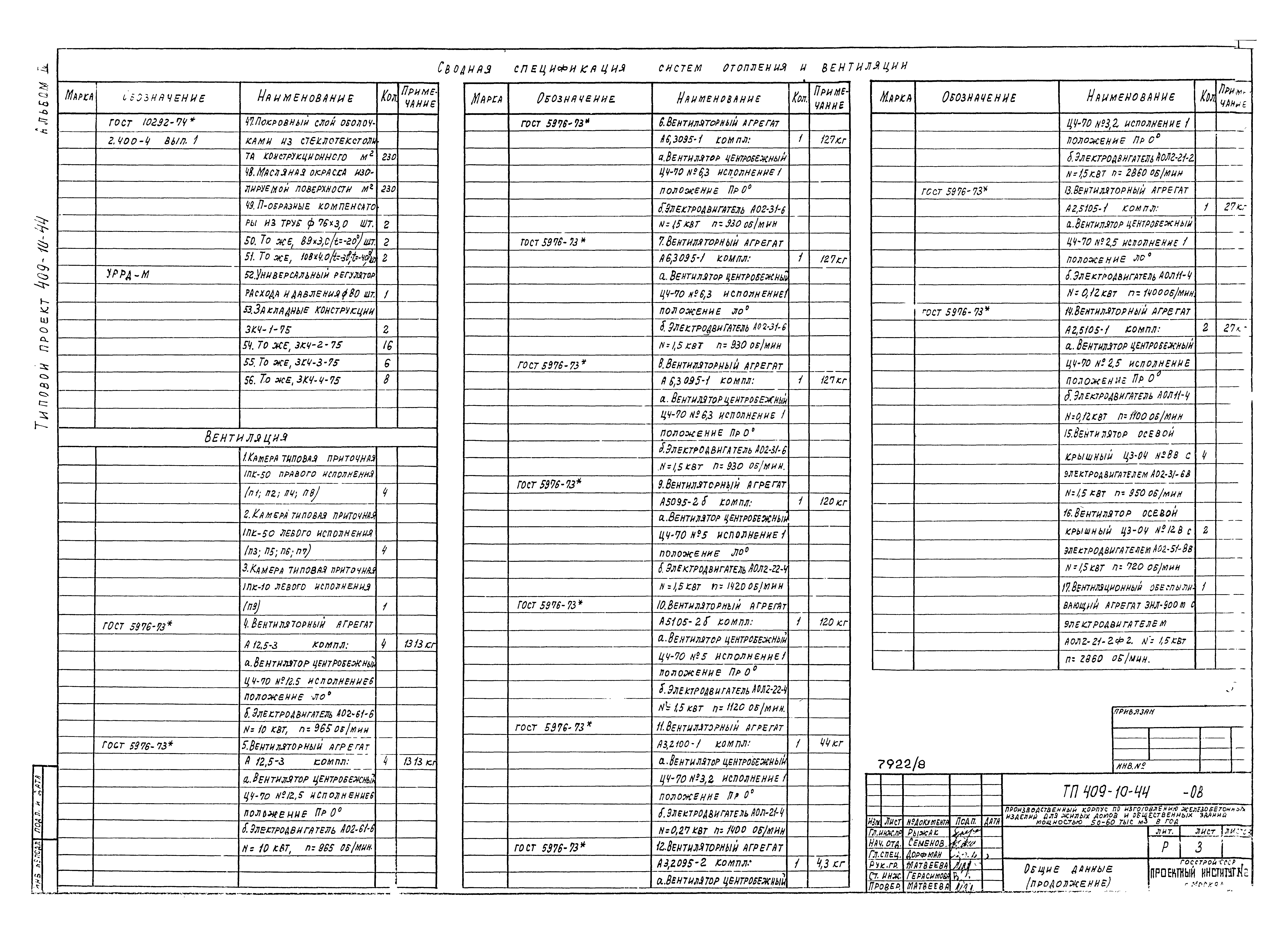 Типовой проект 409-10-44