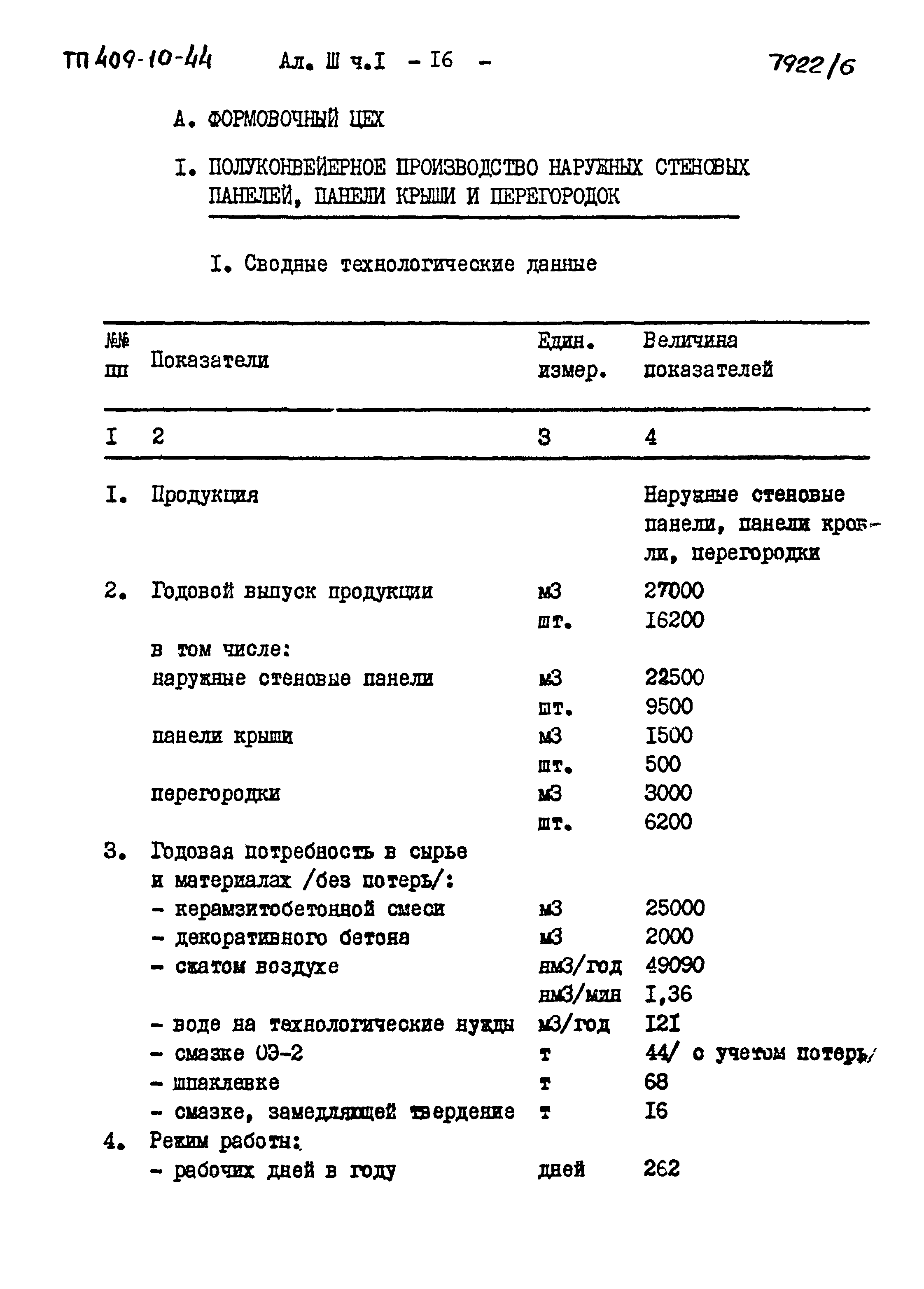Типовой проект 409-10-44