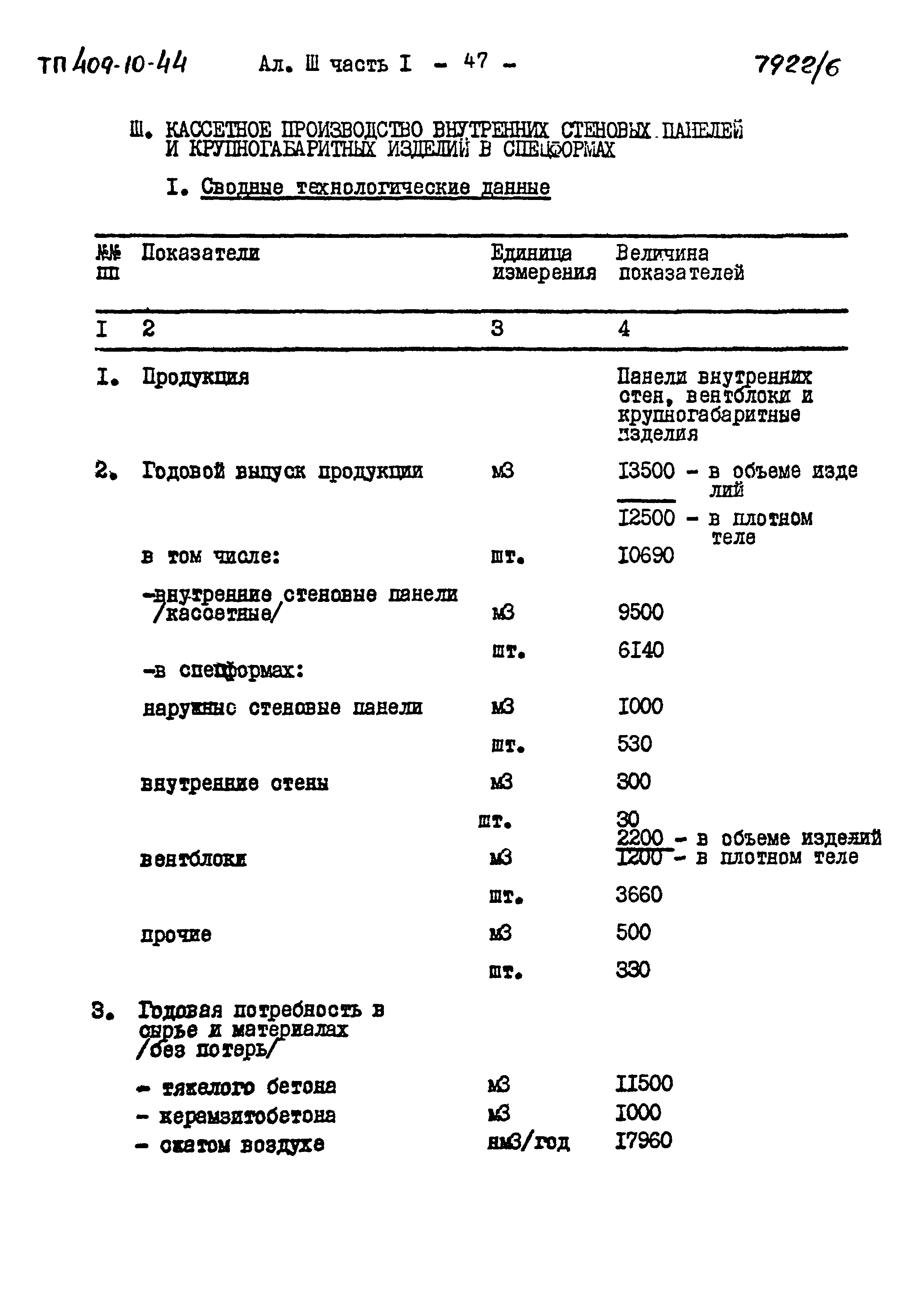 Типовой проект 409-10-44