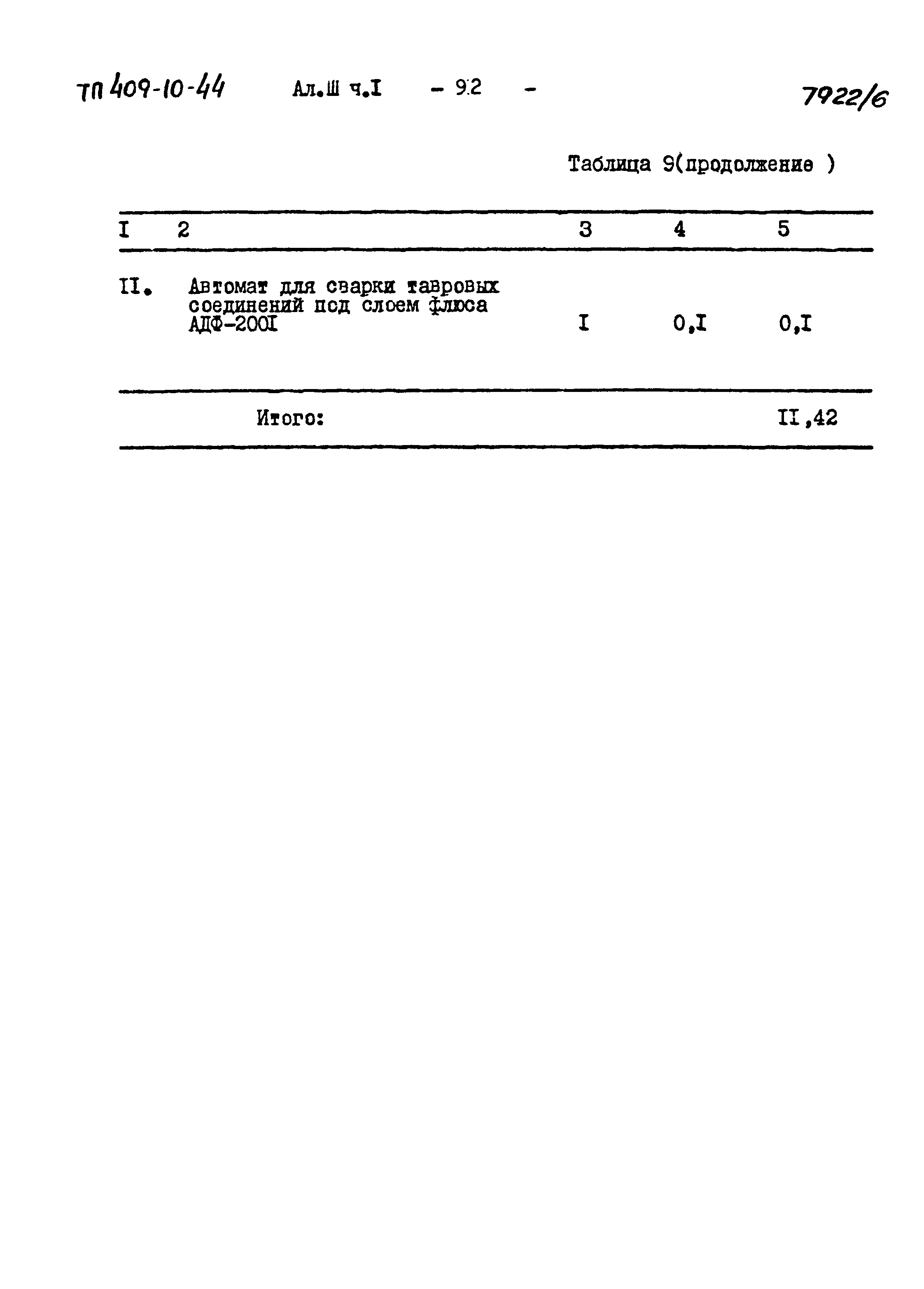 Типовой проект 409-10-44
