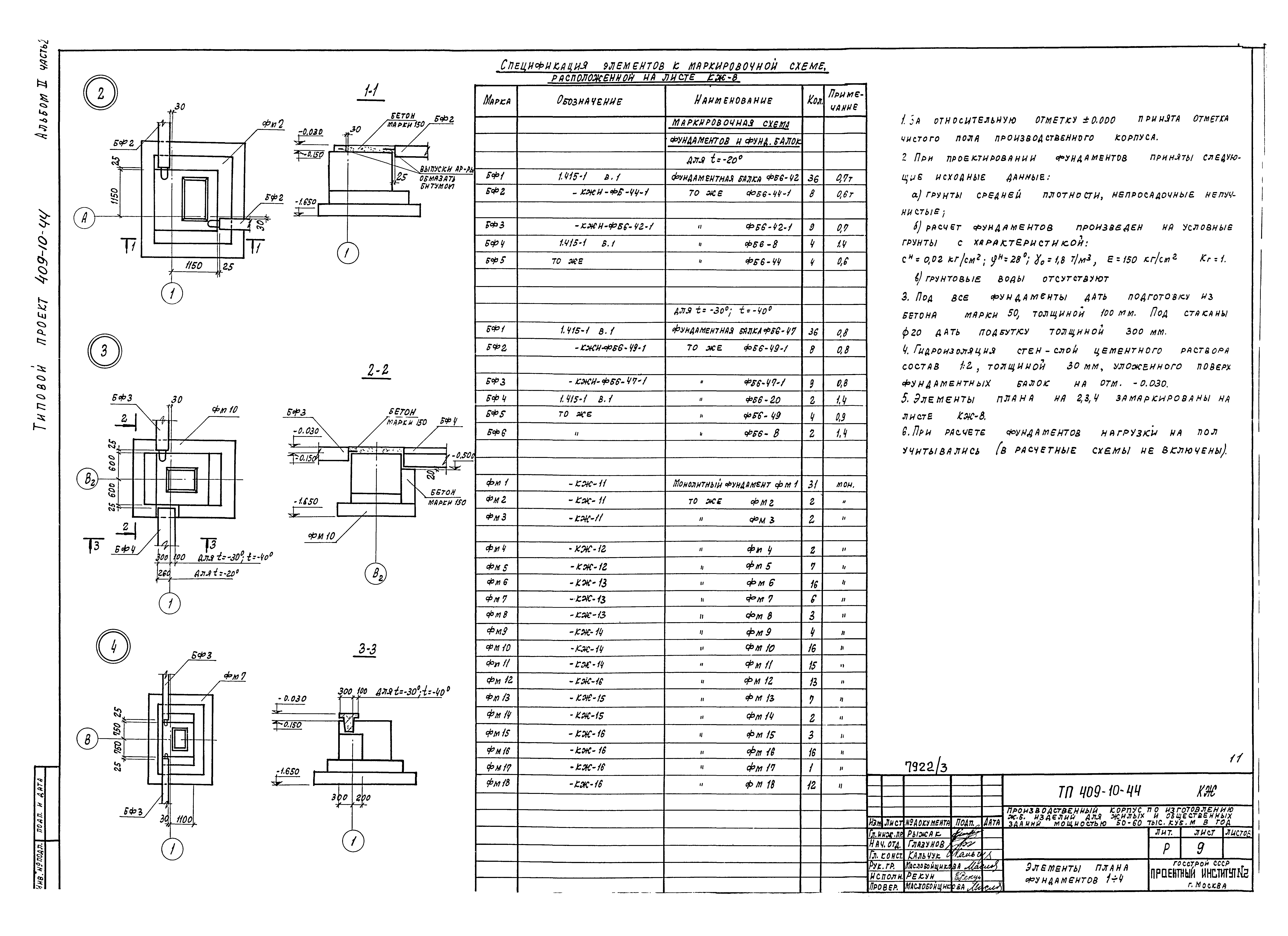Типовой проект 409-10-44
