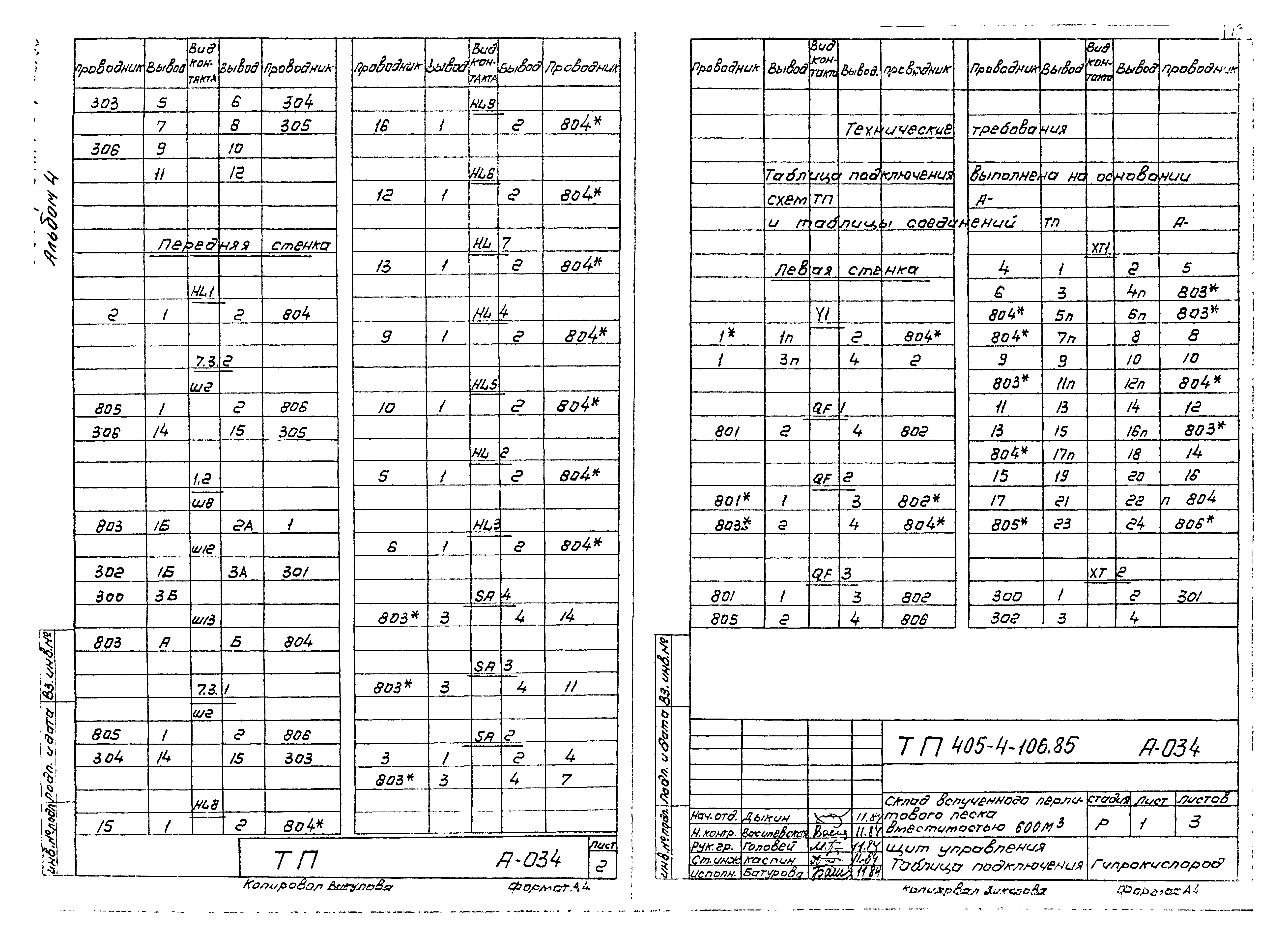 Типовой проект 405-4-106.85