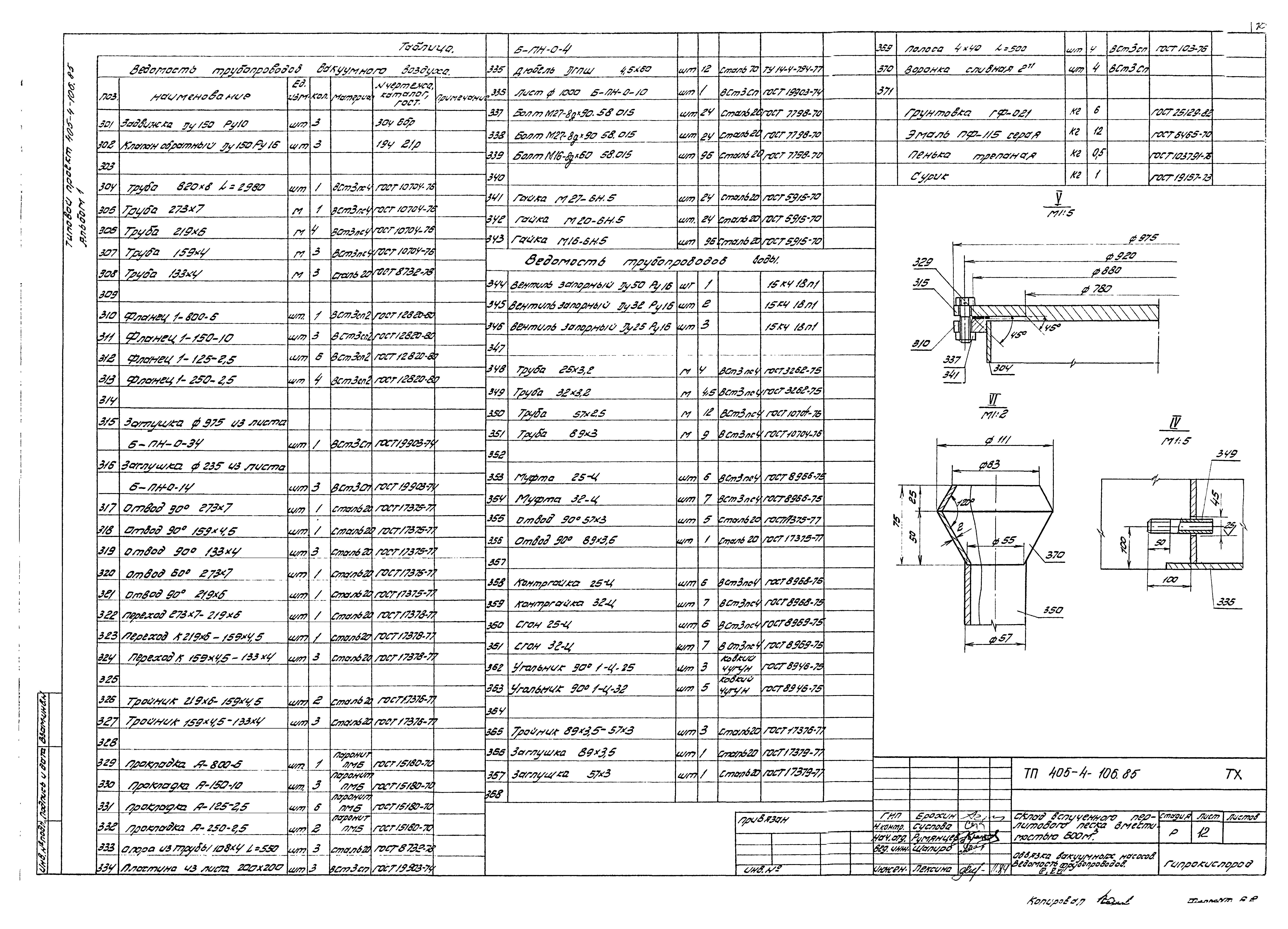 Типовой проект 405-4-106.85