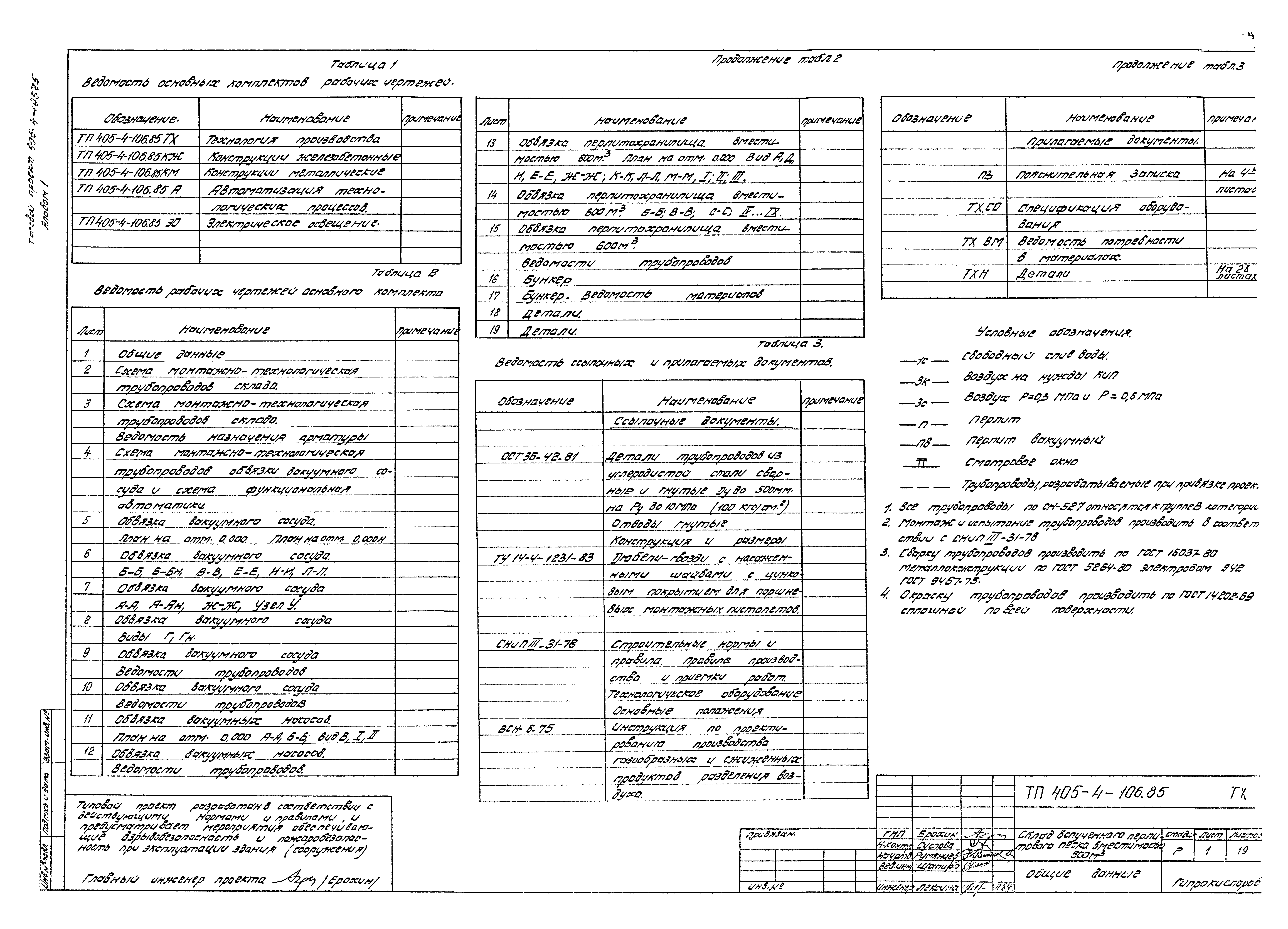 Типовой проект 405-4-106.85