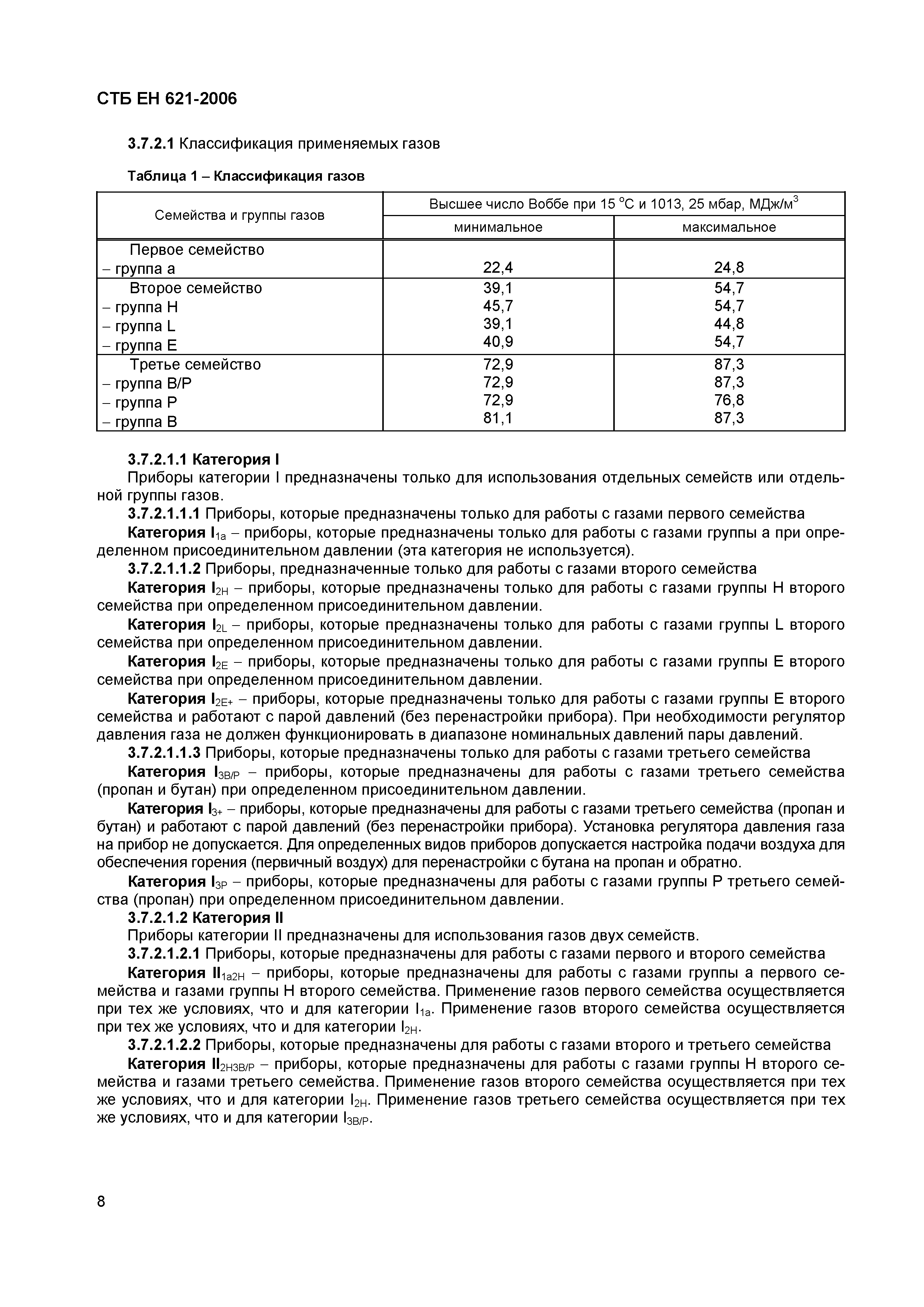 СТБ ЕН 621-2006