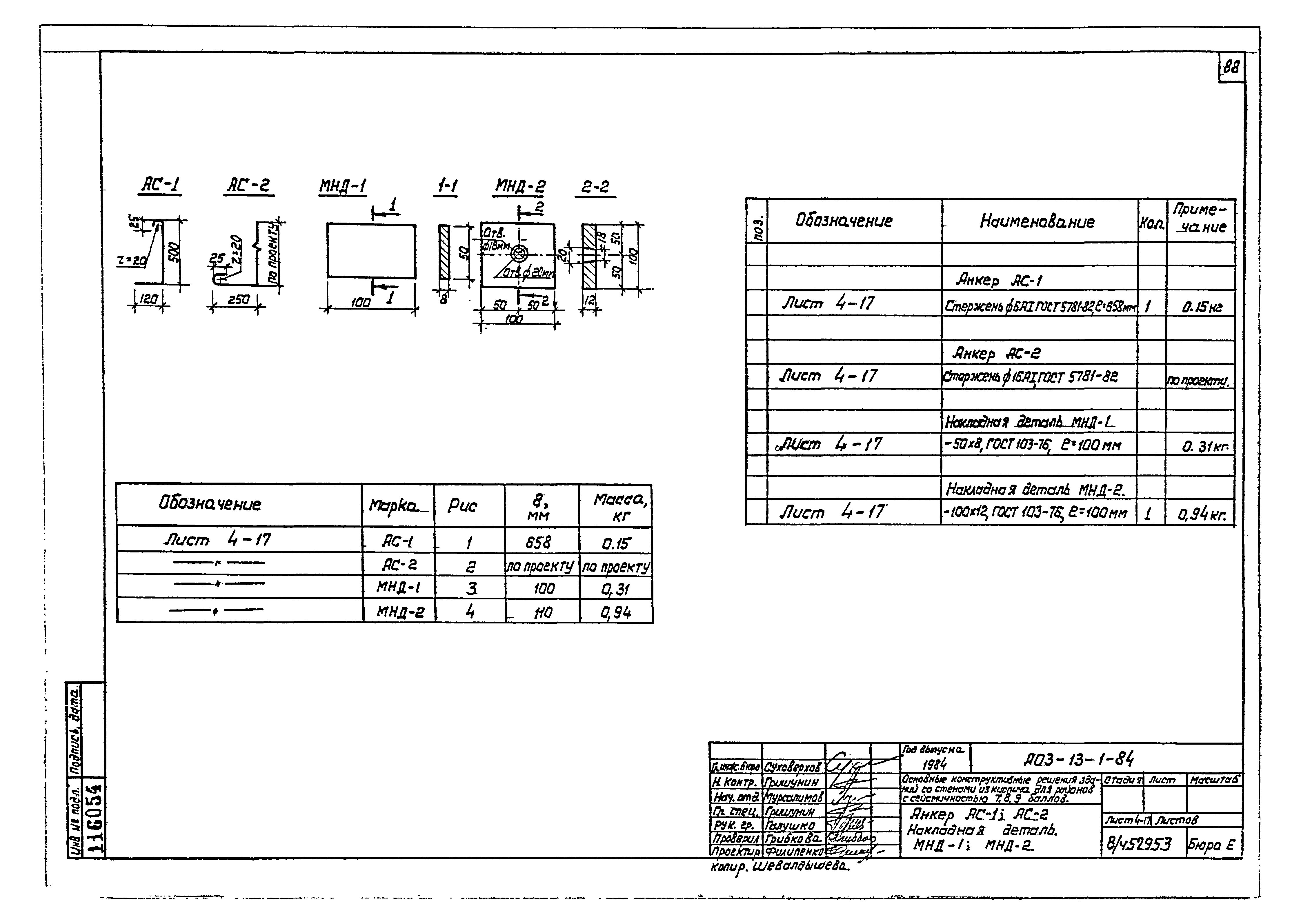 Серия АОЗ-13-1-84