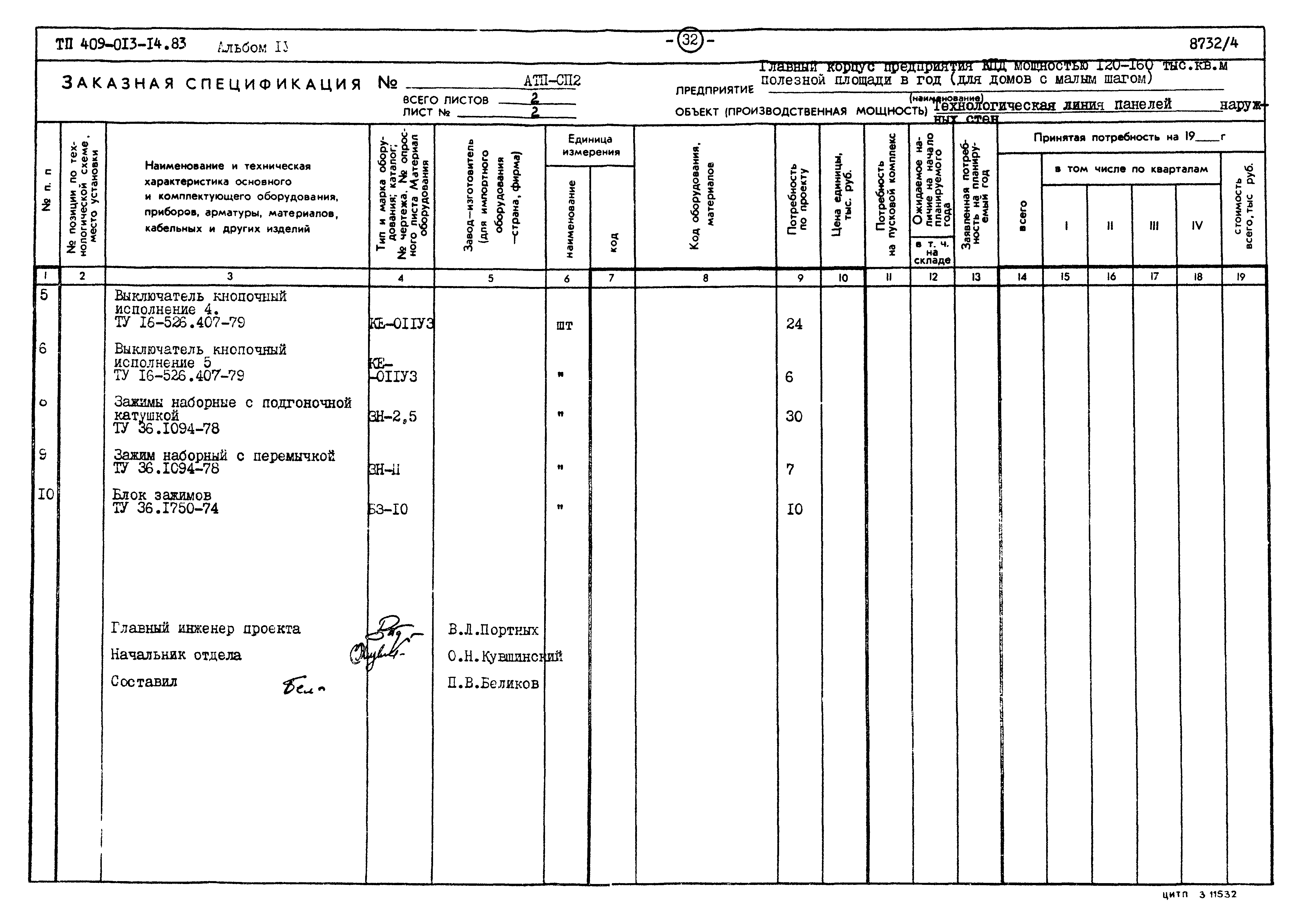 Типовые проектные решения 409-013-14.83