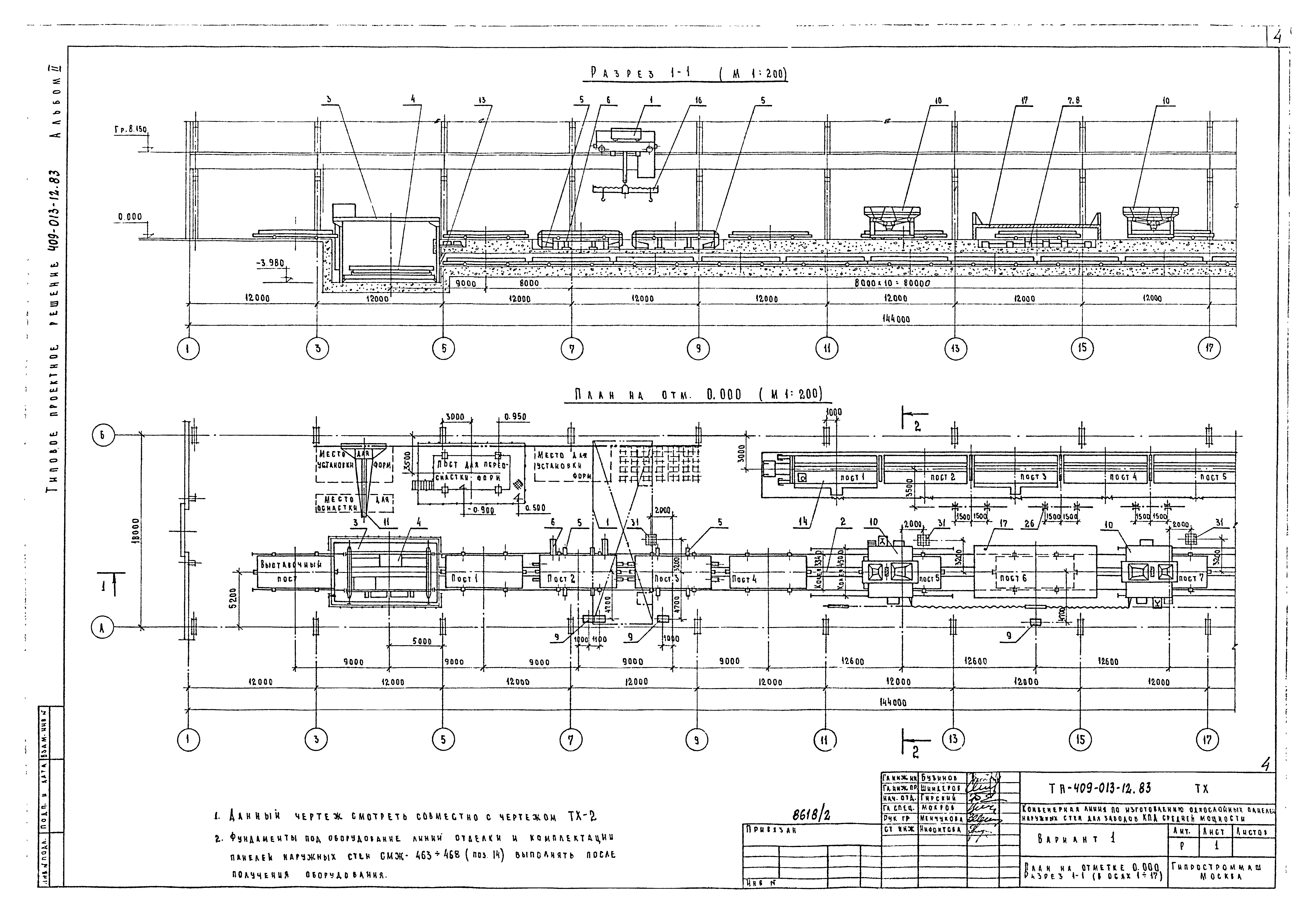 Типовые проектные решения 409-013-12.83