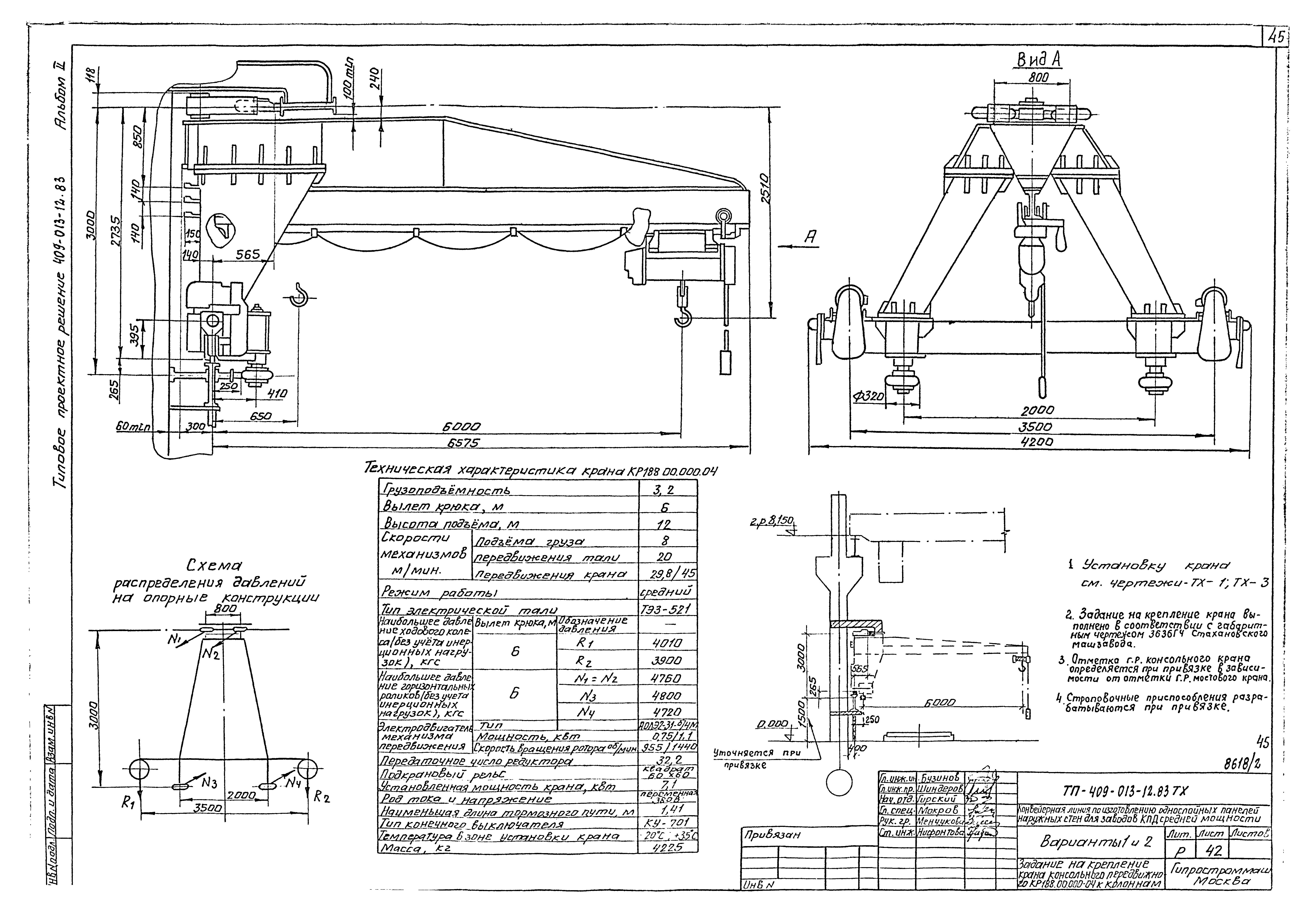 Типовые проектные решения 409-013-12.83