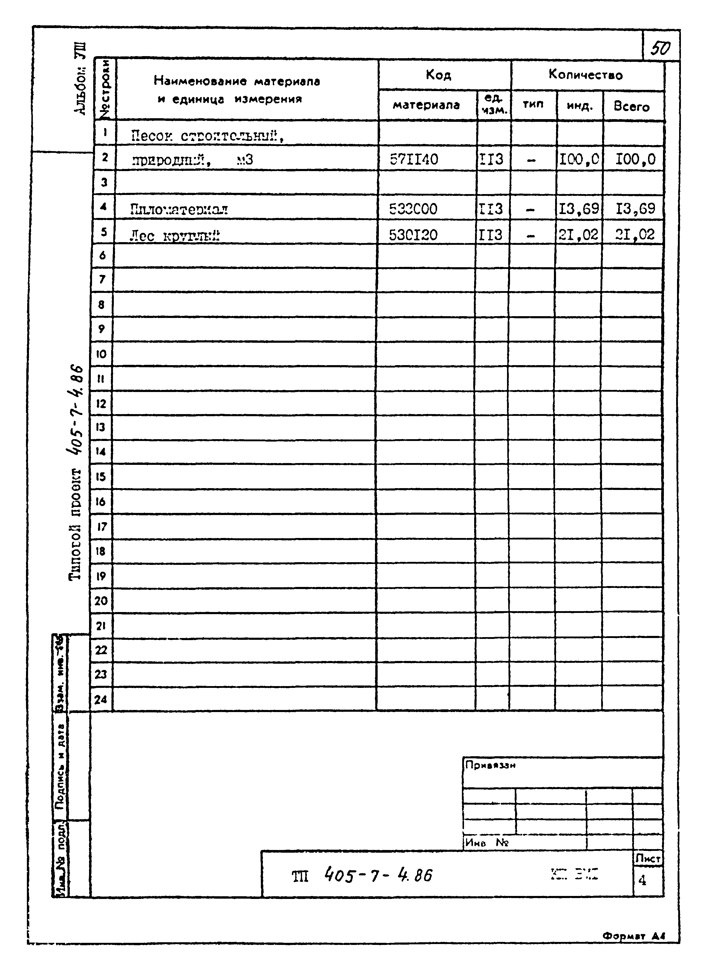 Типовой проект 405-7-4.86