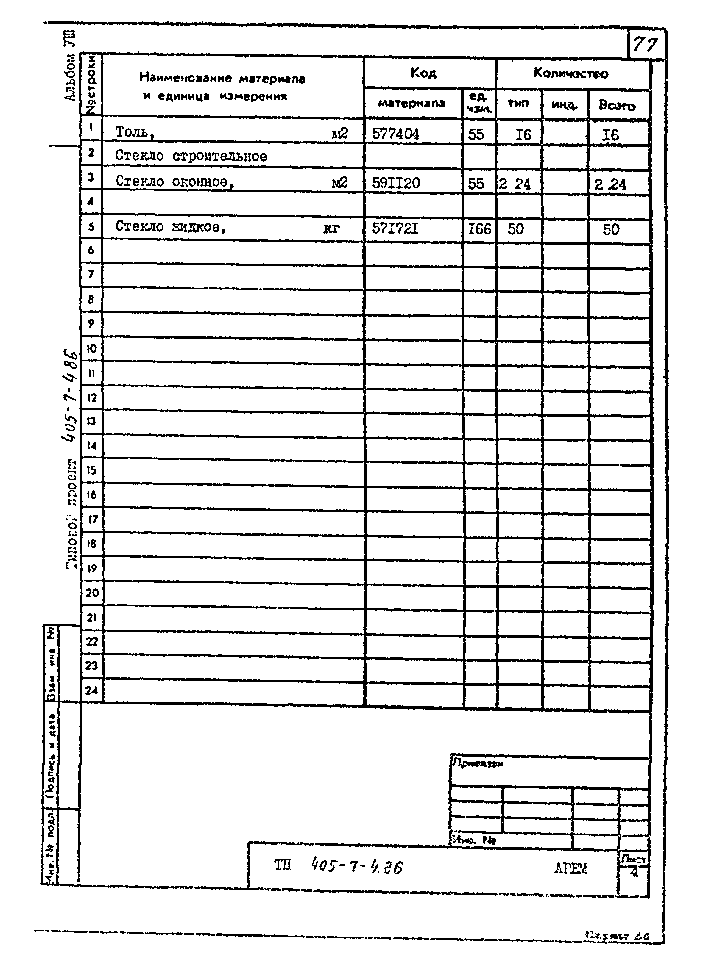 Типовой проект 405-7-4.86