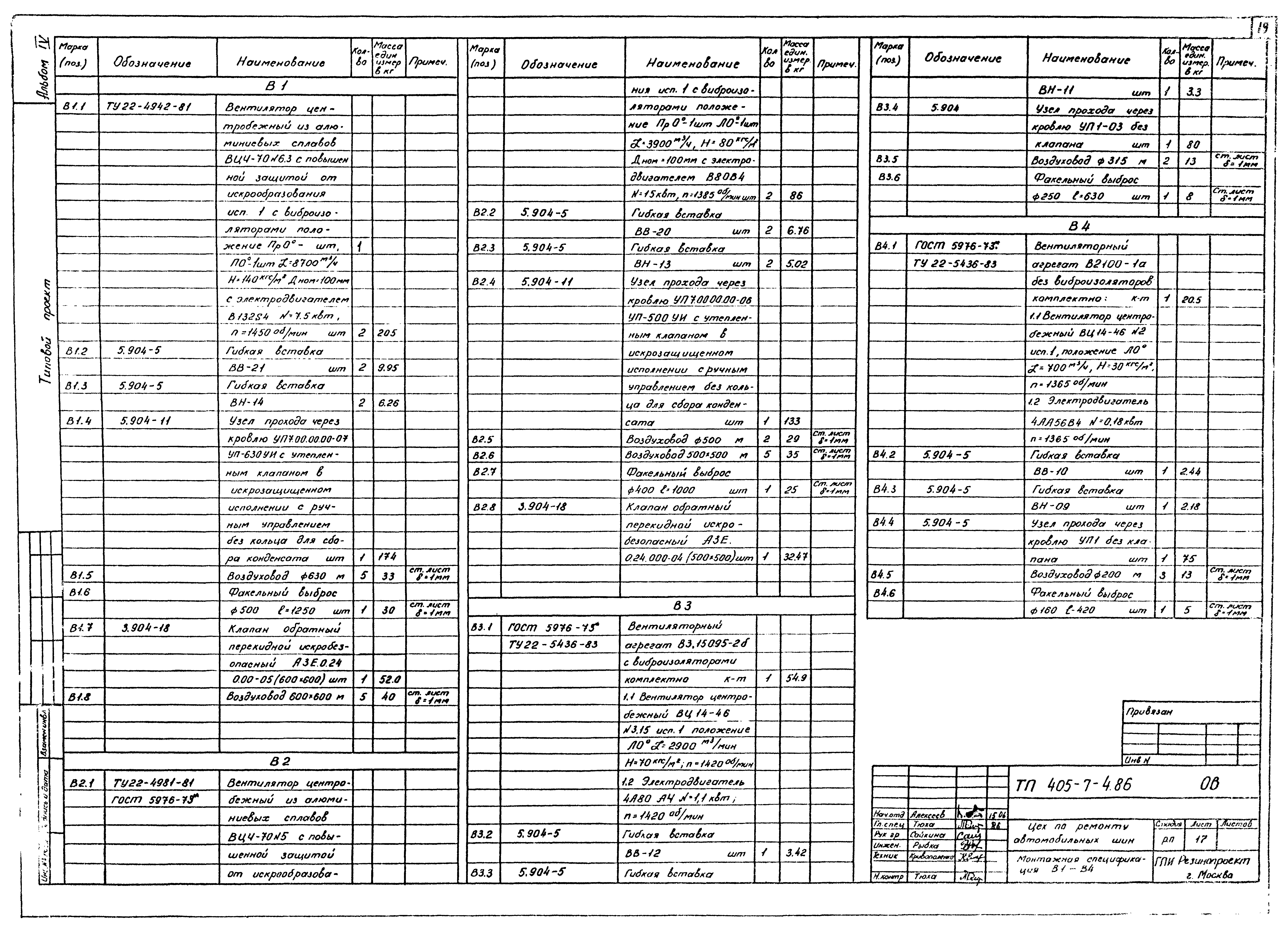 Типовой проект 405-7-4.86