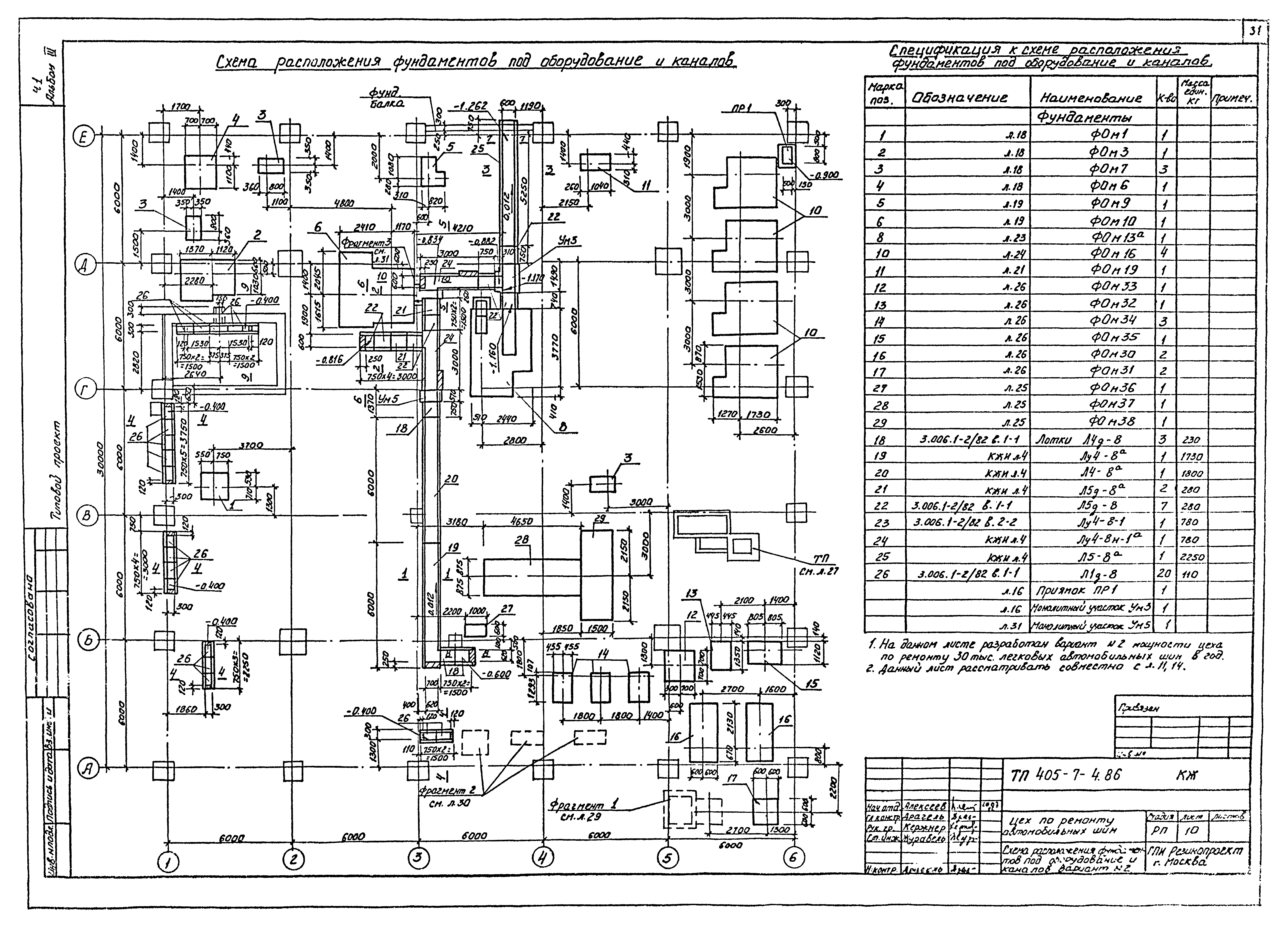 Типовой проект 405-7-4.86