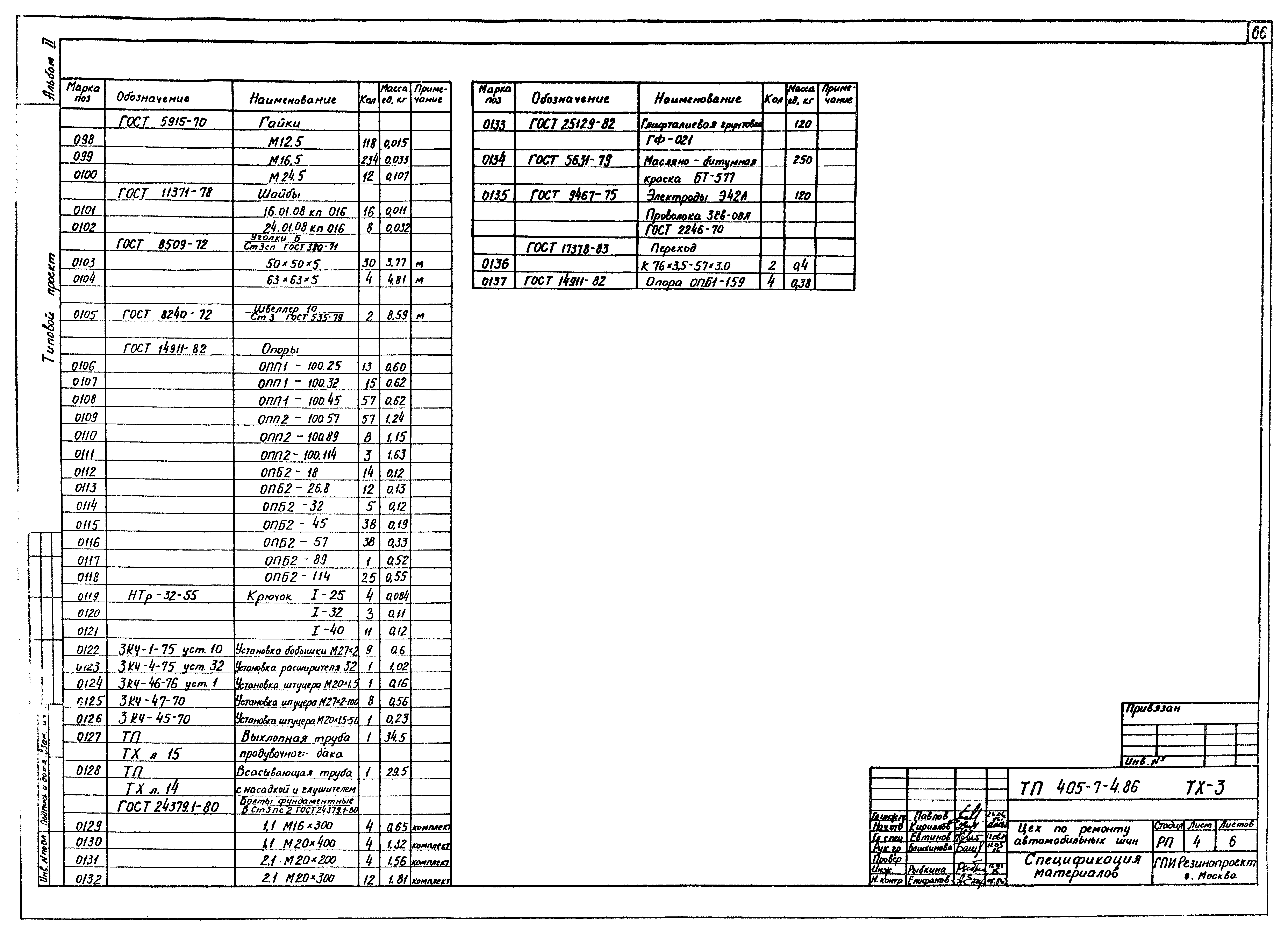 Типовой проект 405-7-4.86