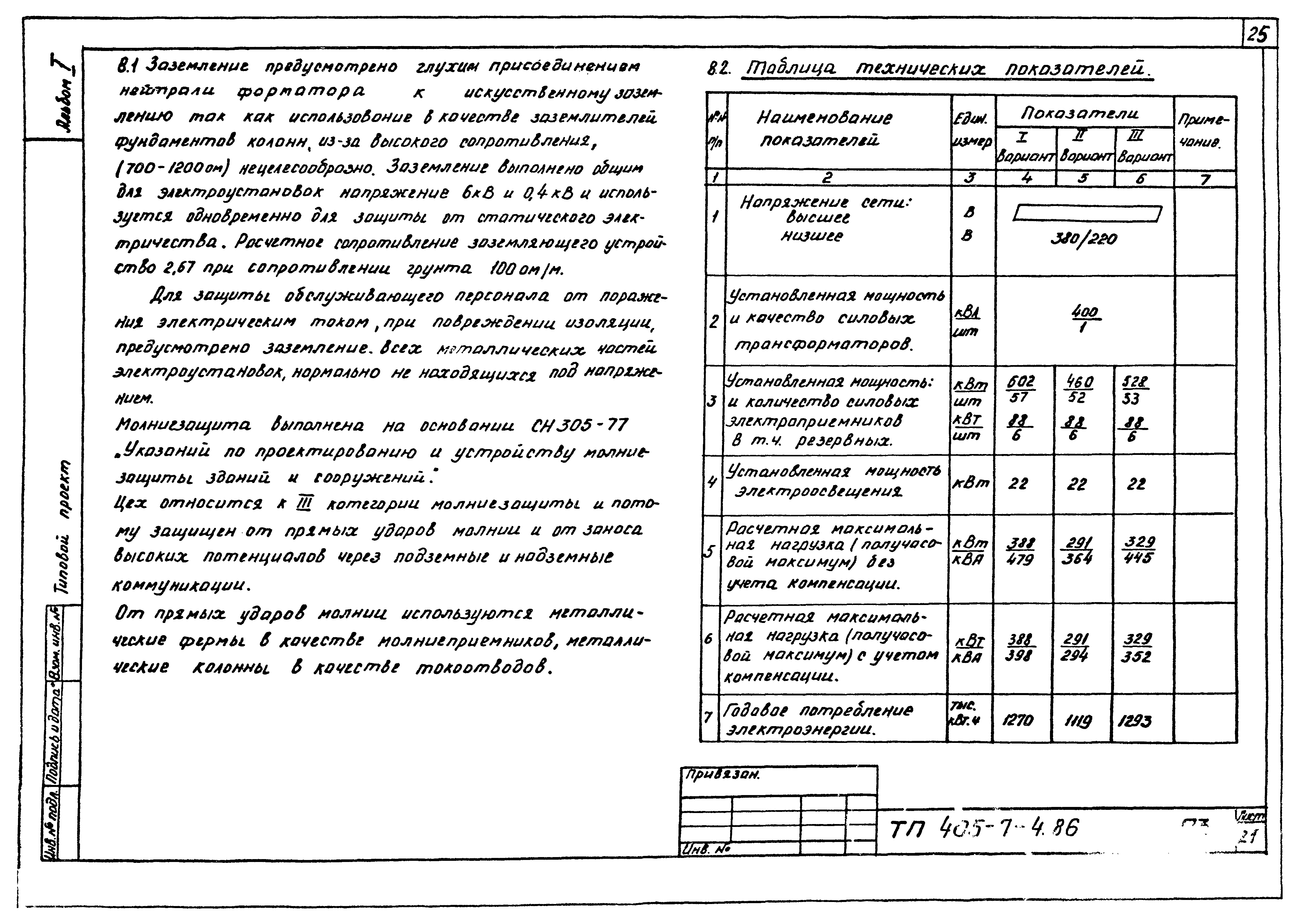 Типовой проект 405-7-4.86