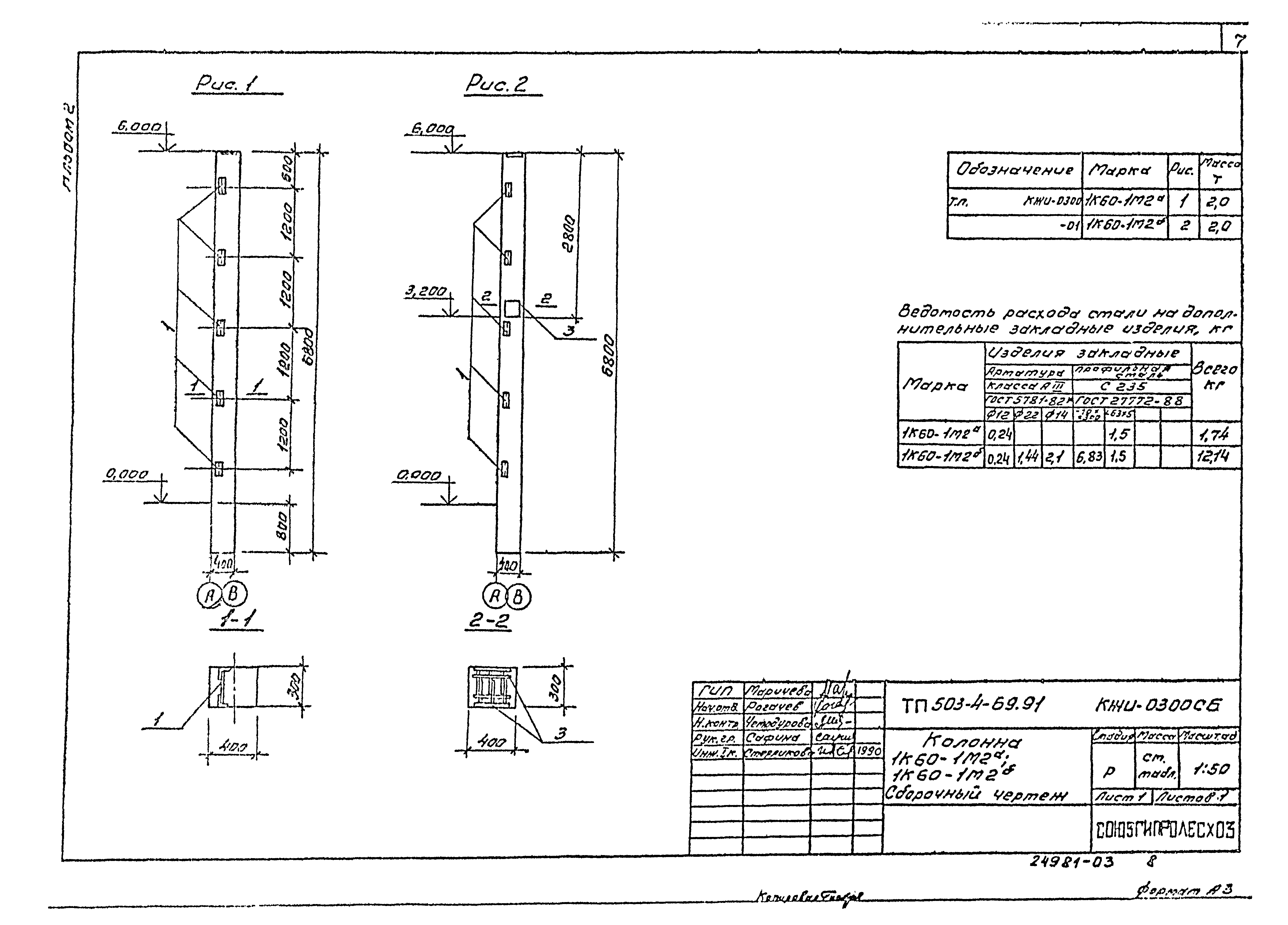 Типовой проект 503-4-69.91