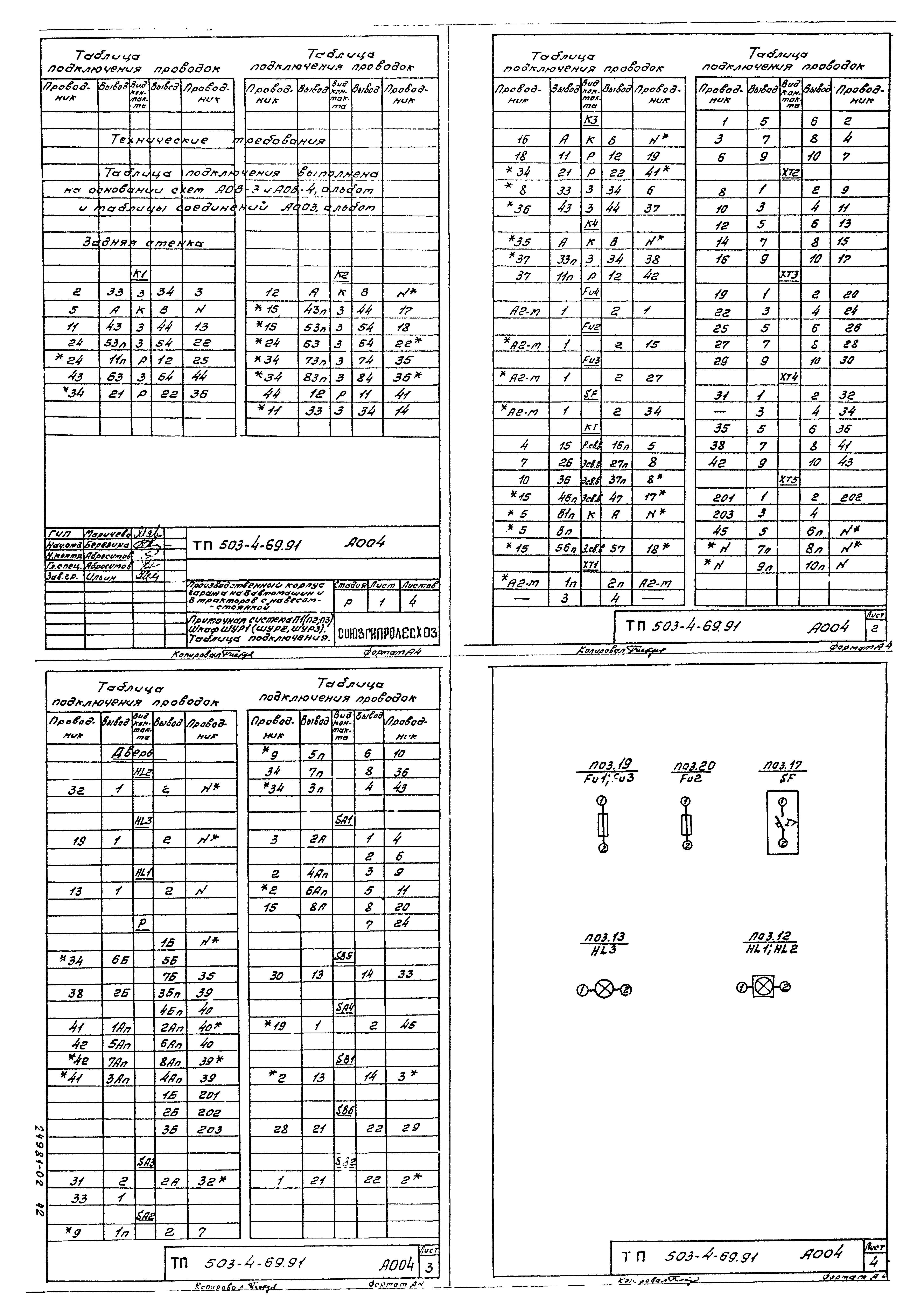 Типовой проект 503-4-69.91