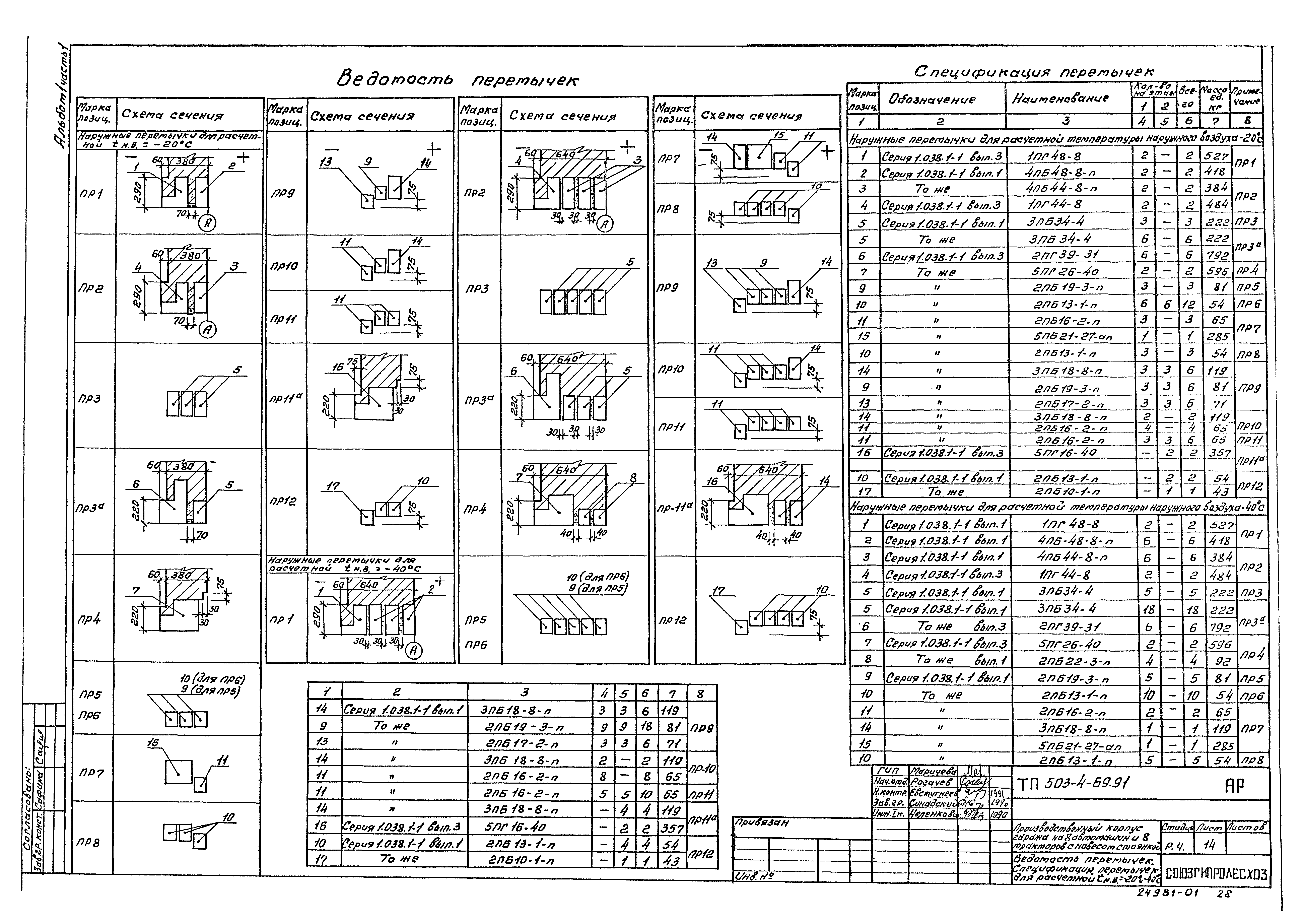 Типовой проект 503-4-69.91