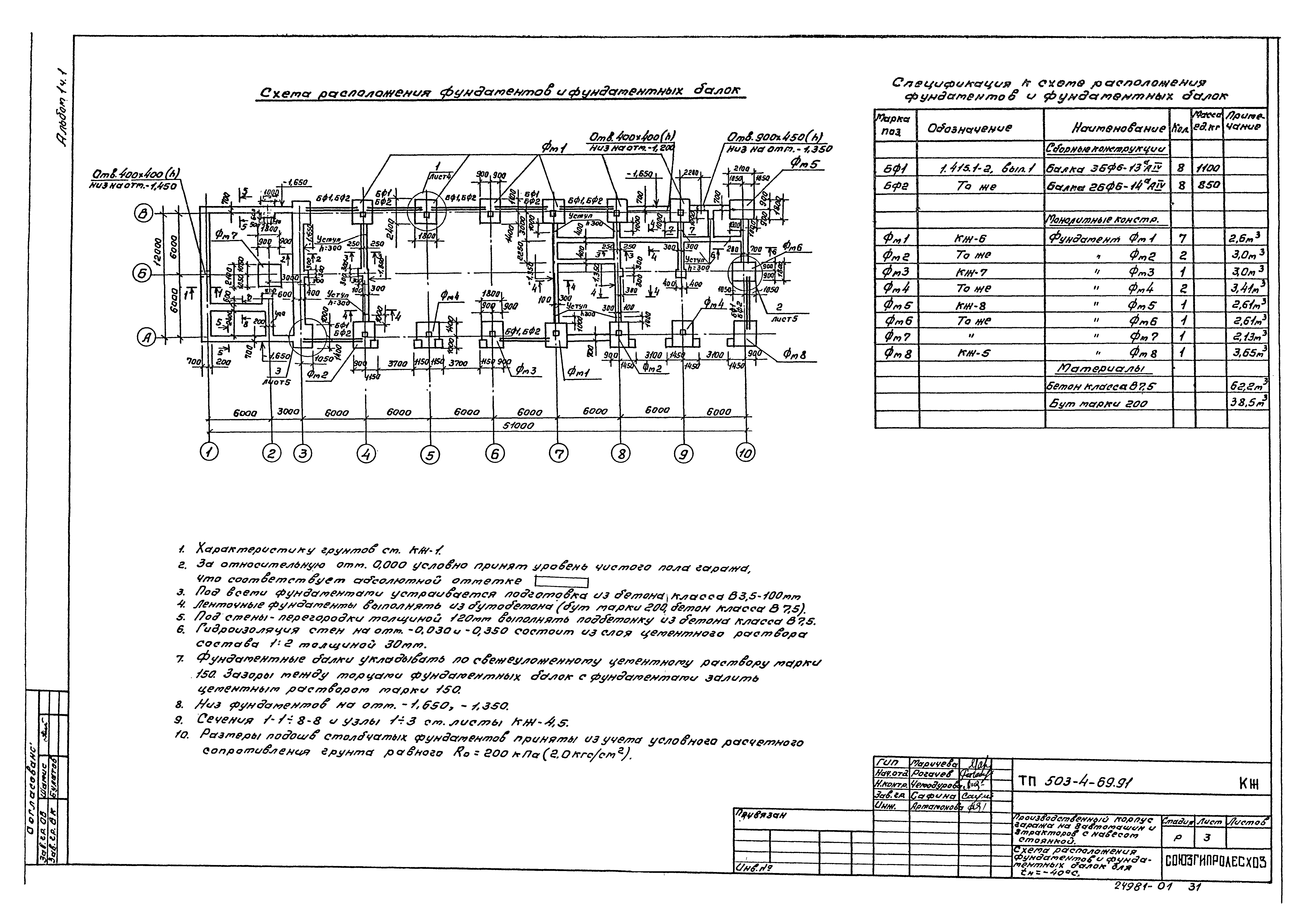 Типовой проект 503-4-69.91