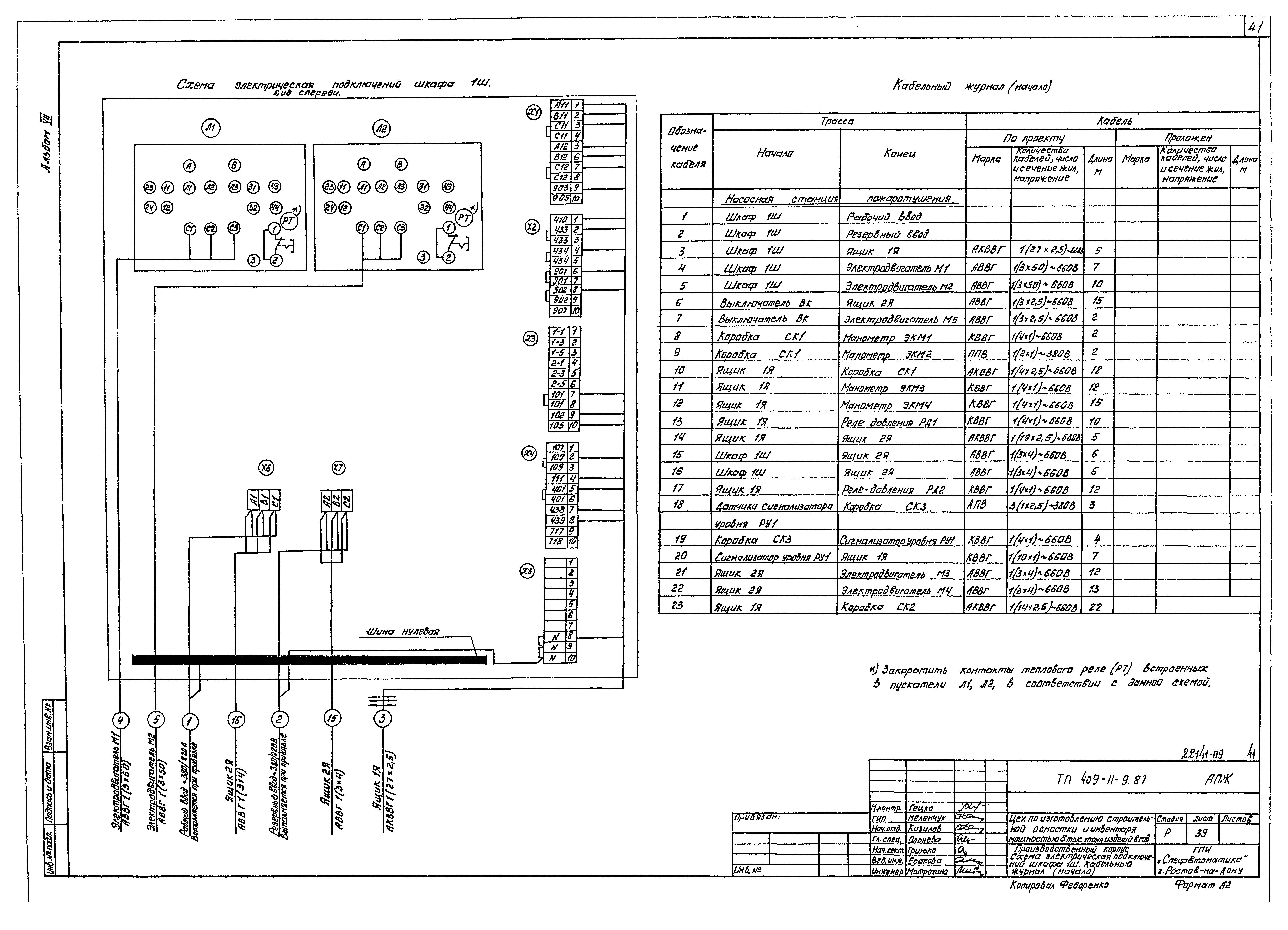 Типовой проект 409-11-9.87
