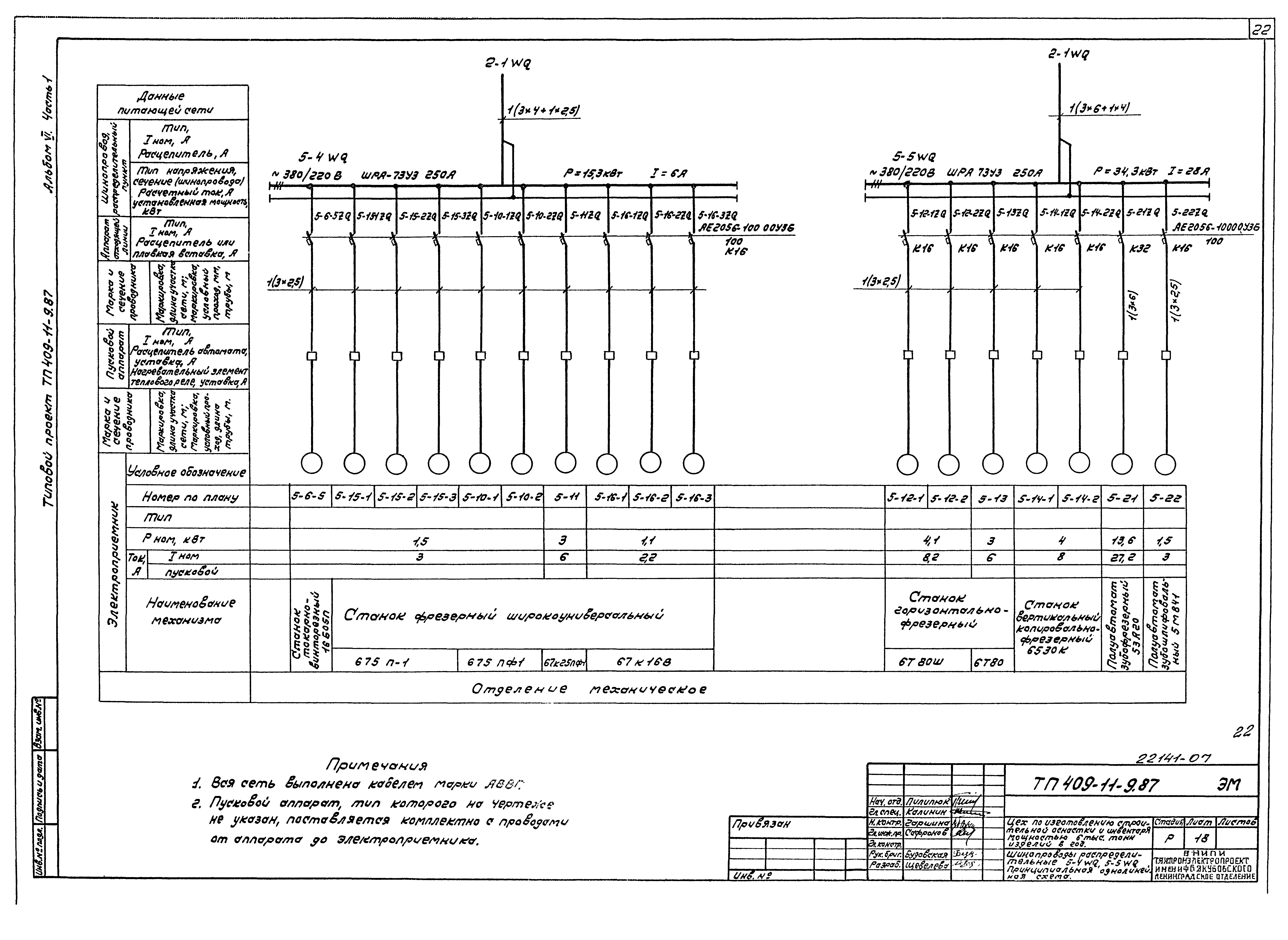 Типовой проект 409-11-9.87