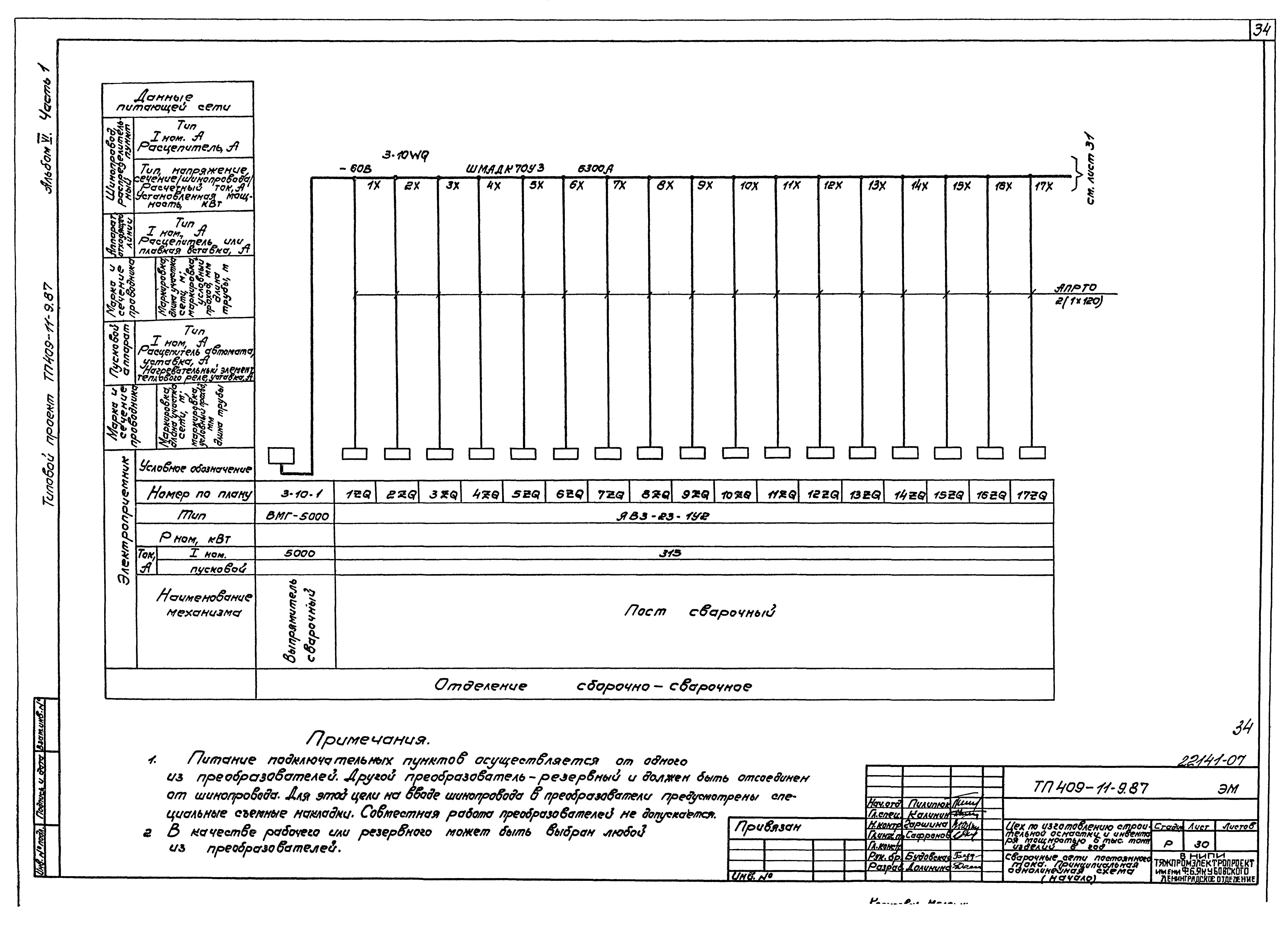 Типовой проект 409-11-9.87